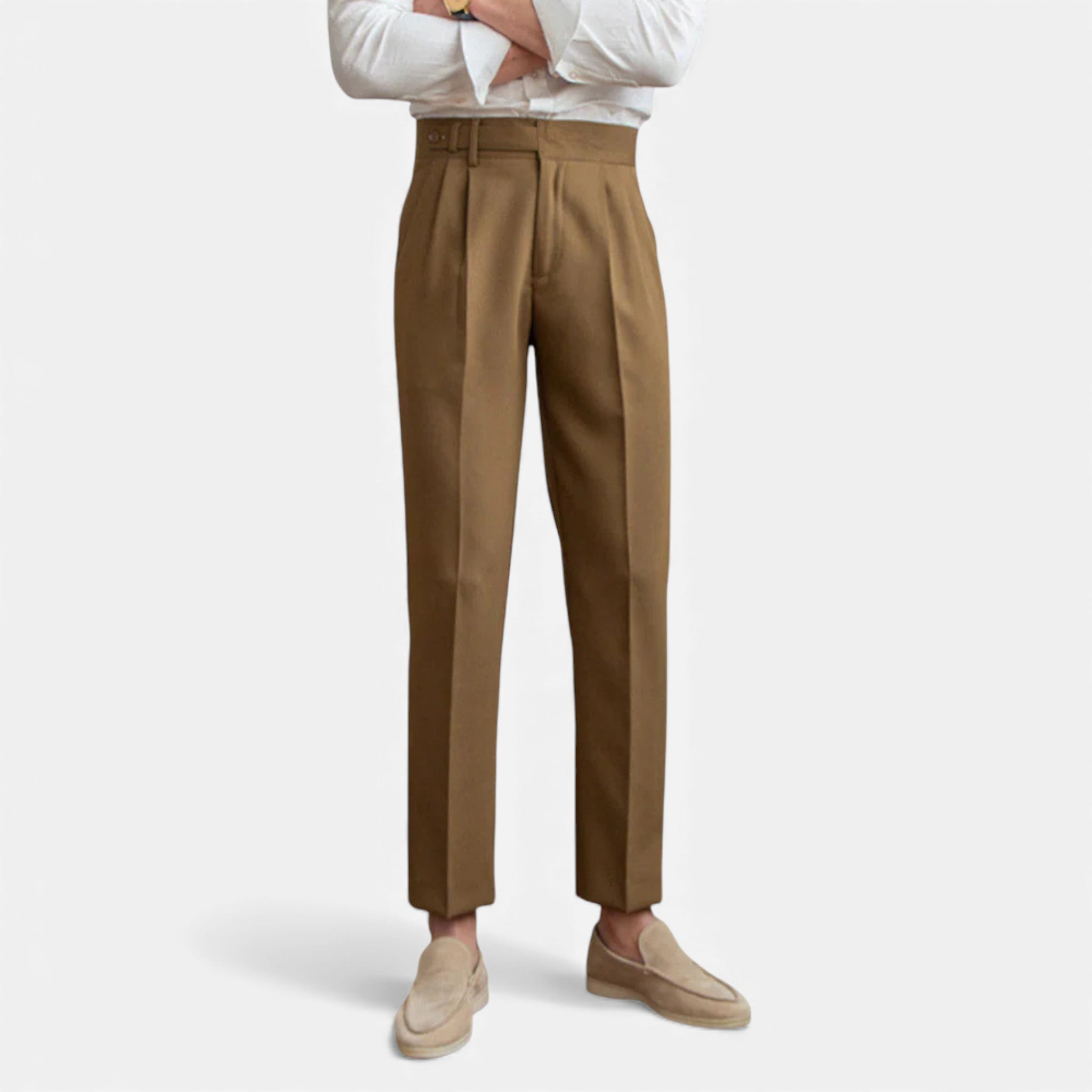 Monvéline | Men’s Heritage Pleated Suit Trousers