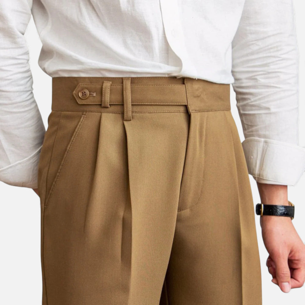 Monvéline | Men’s Heritage Pleated Suit Trousers