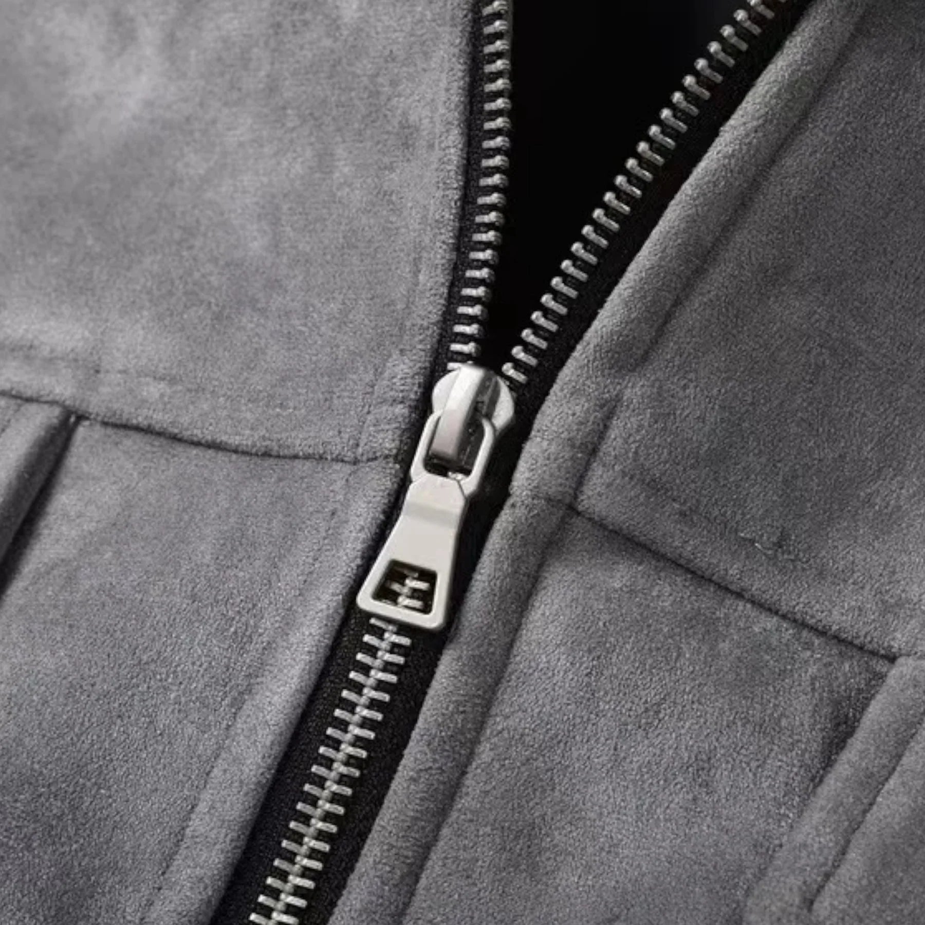 Monvéline | Men’s Suede Zip Jacket