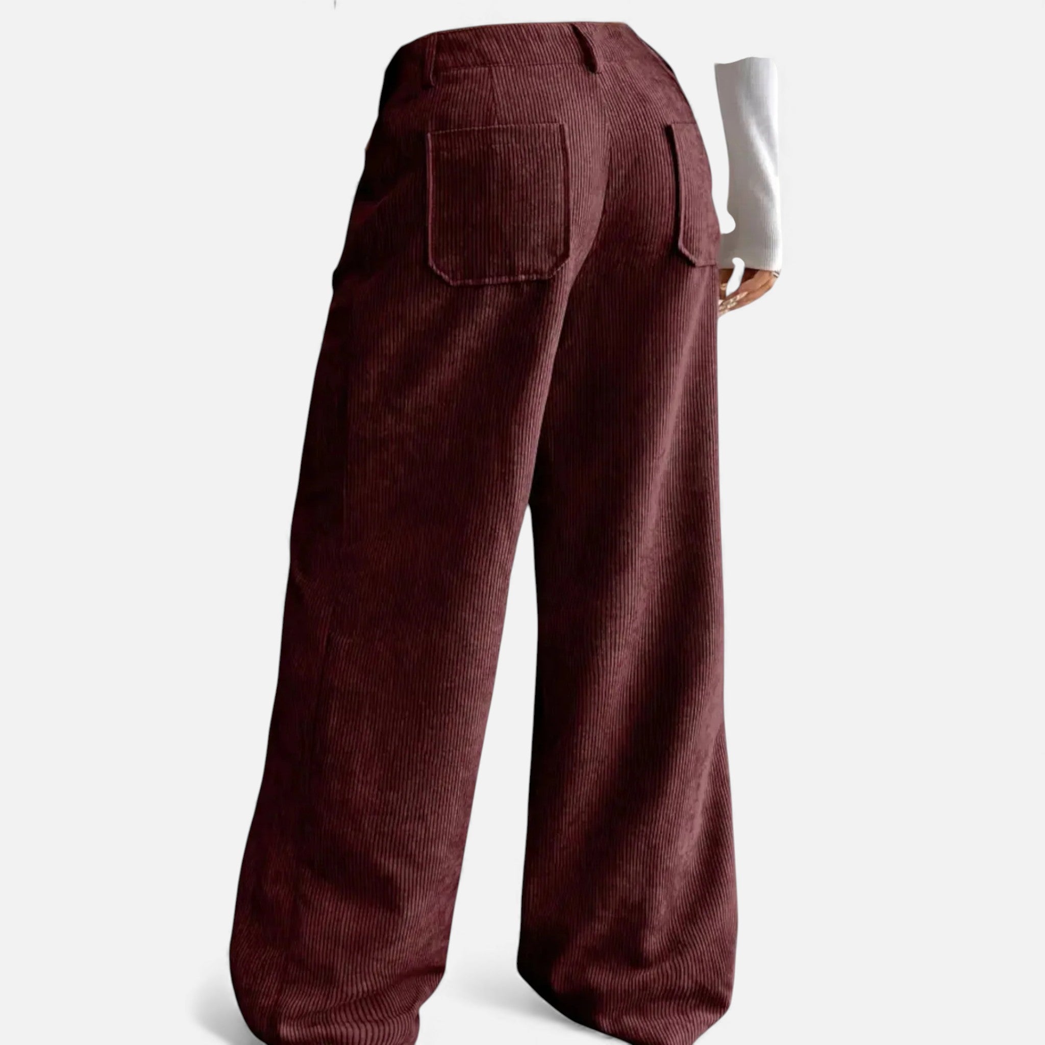 Monvéline | Women’s Wide-Leg Trousers – Effortless Draped Elegance