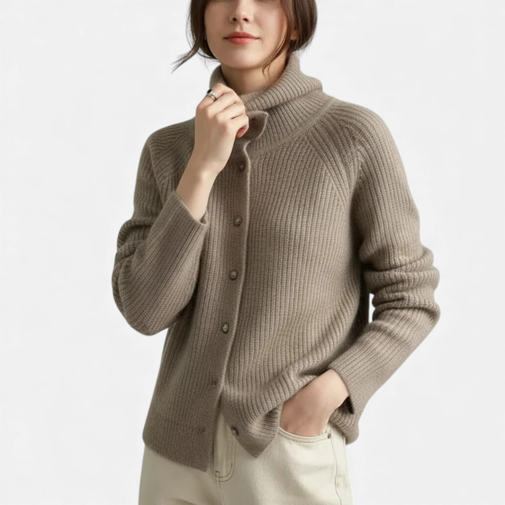 Monvéline | Women’s Knit Cardigan – Heritage Wool Warmth