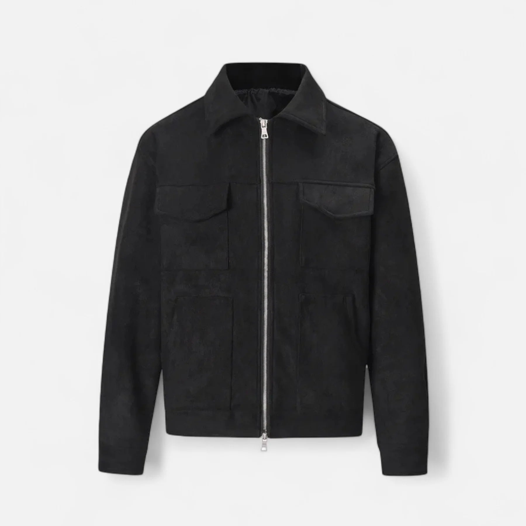 Monvéline | Men’s Suede Zip Jacket