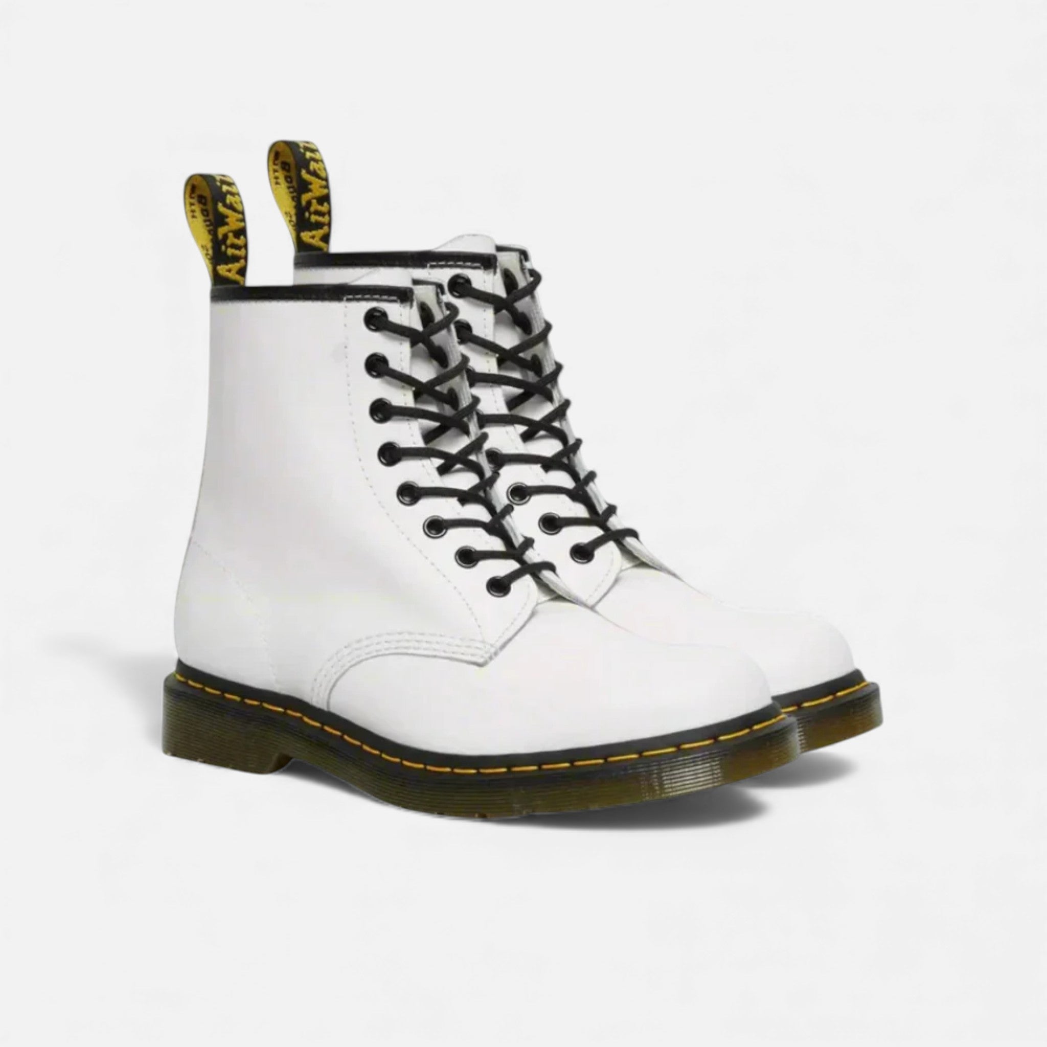 Monvéline | Women’s Classic Leather Lace-Up Combat Boots