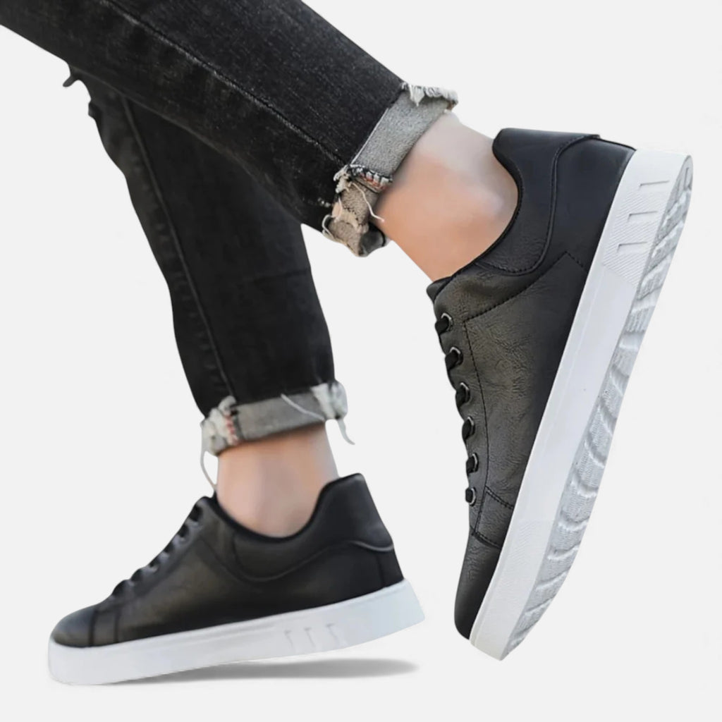 Monvéline | Men’s Classic Leather Casual Sneakers