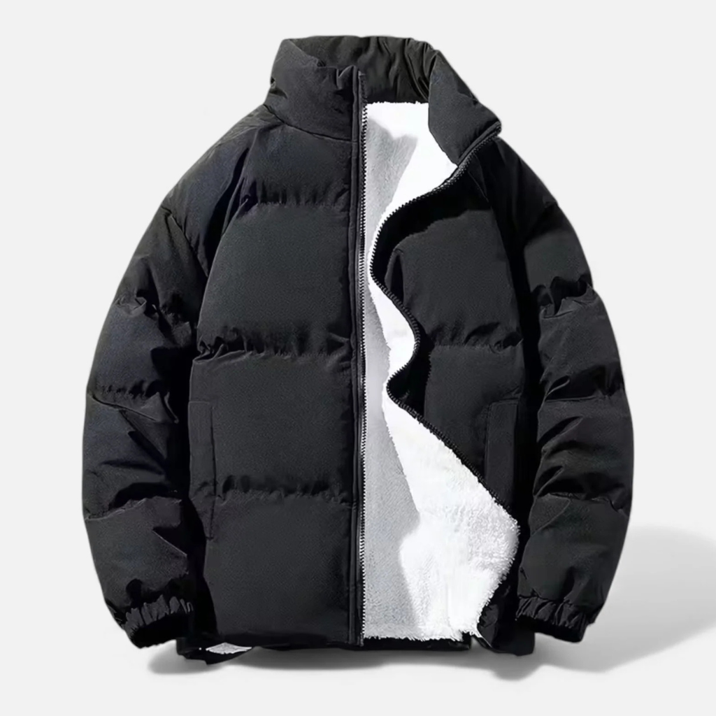 Monvéline | Men’s Sleek Grey Zip Jacket