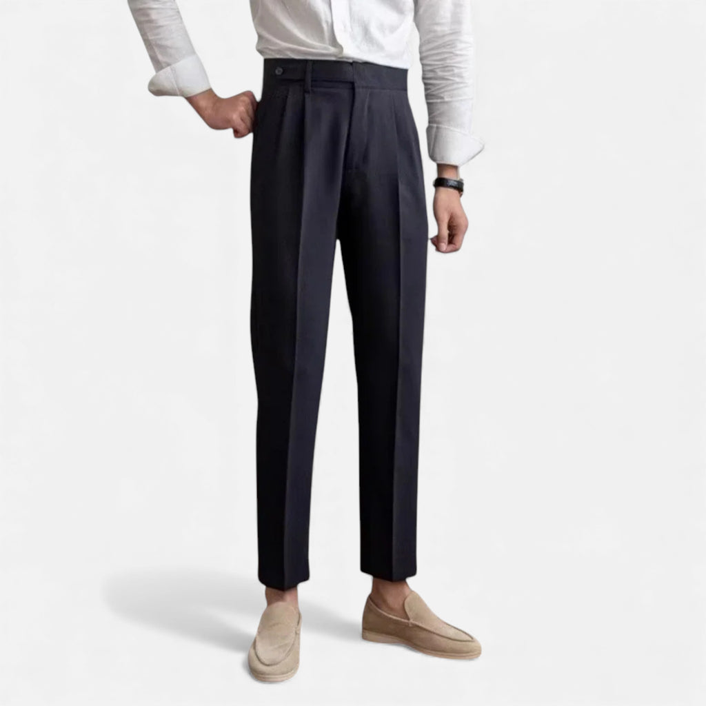 Monvéline | Men’s Heritage Pleated Suit Trousers