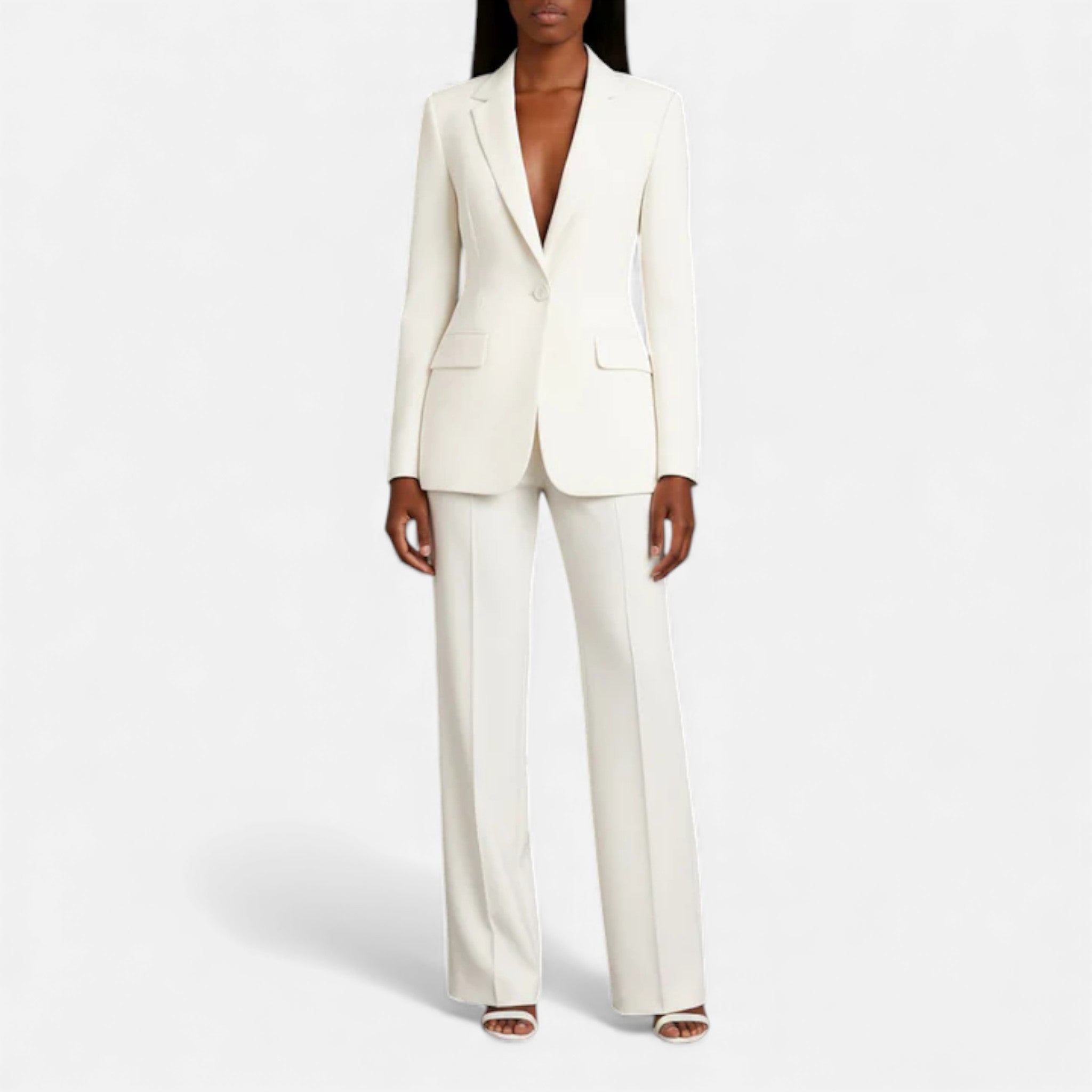 Monvéline | Women’s Suit Set – Tailored Longline Refinement