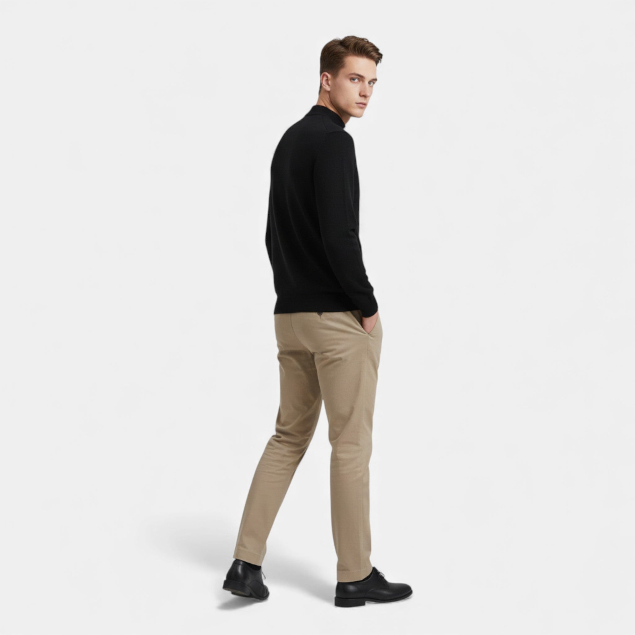 Monvéline | Men’s Turtleneck – Heritage Wool Comfort