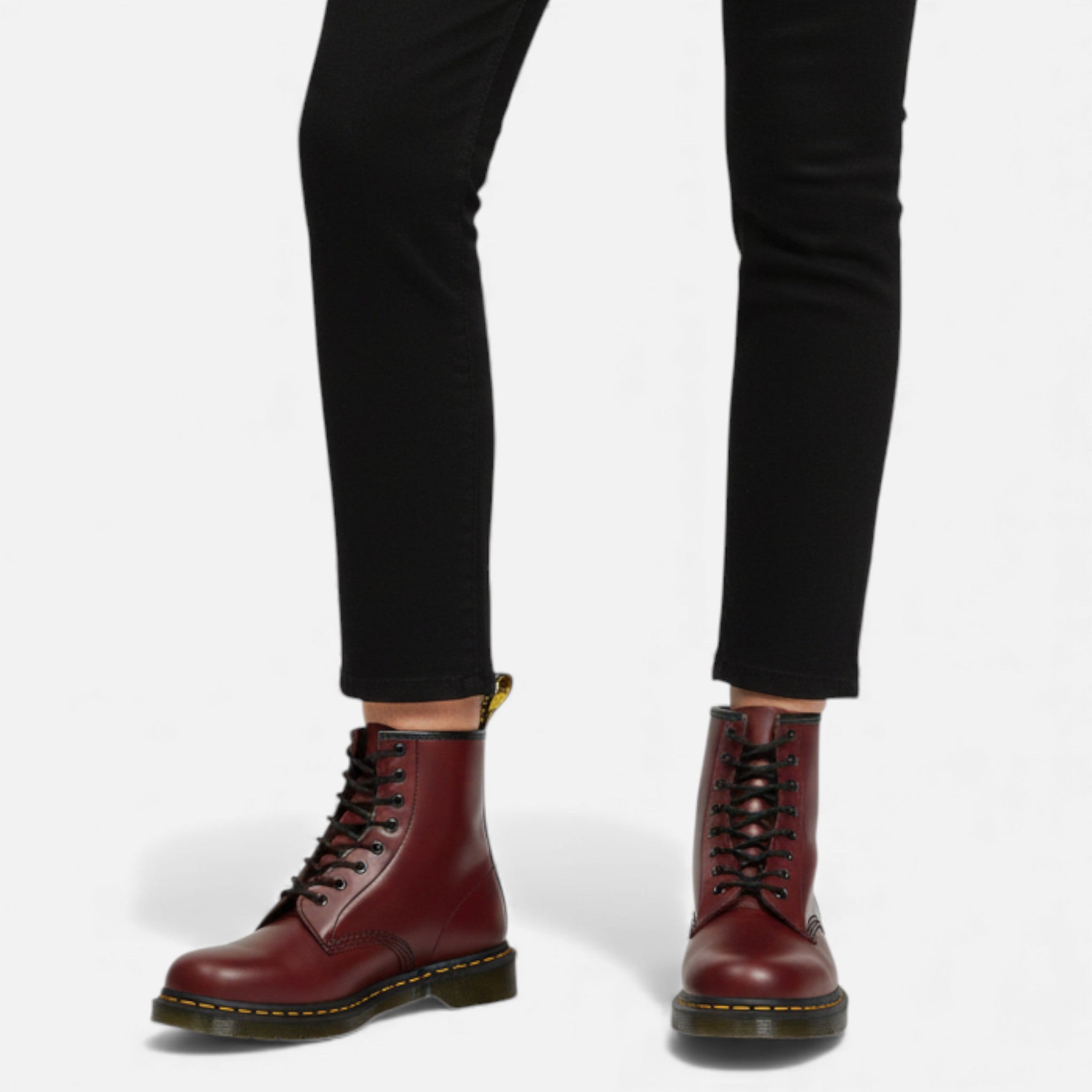 Monvéline | Women’s Classic Leather Lace-Up Combat Boots