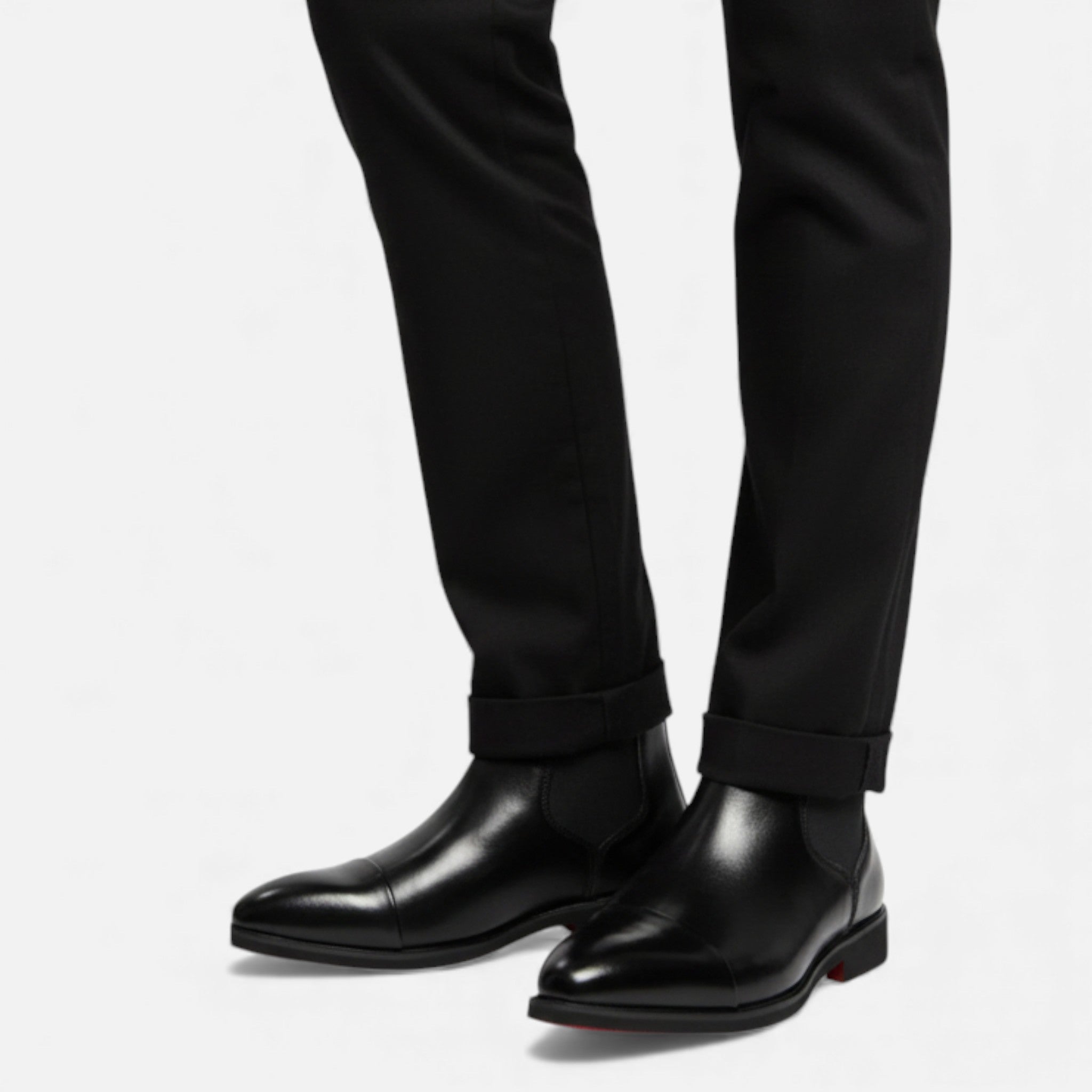 Monvéline | Men’s Polished Leather Chelsea Boots