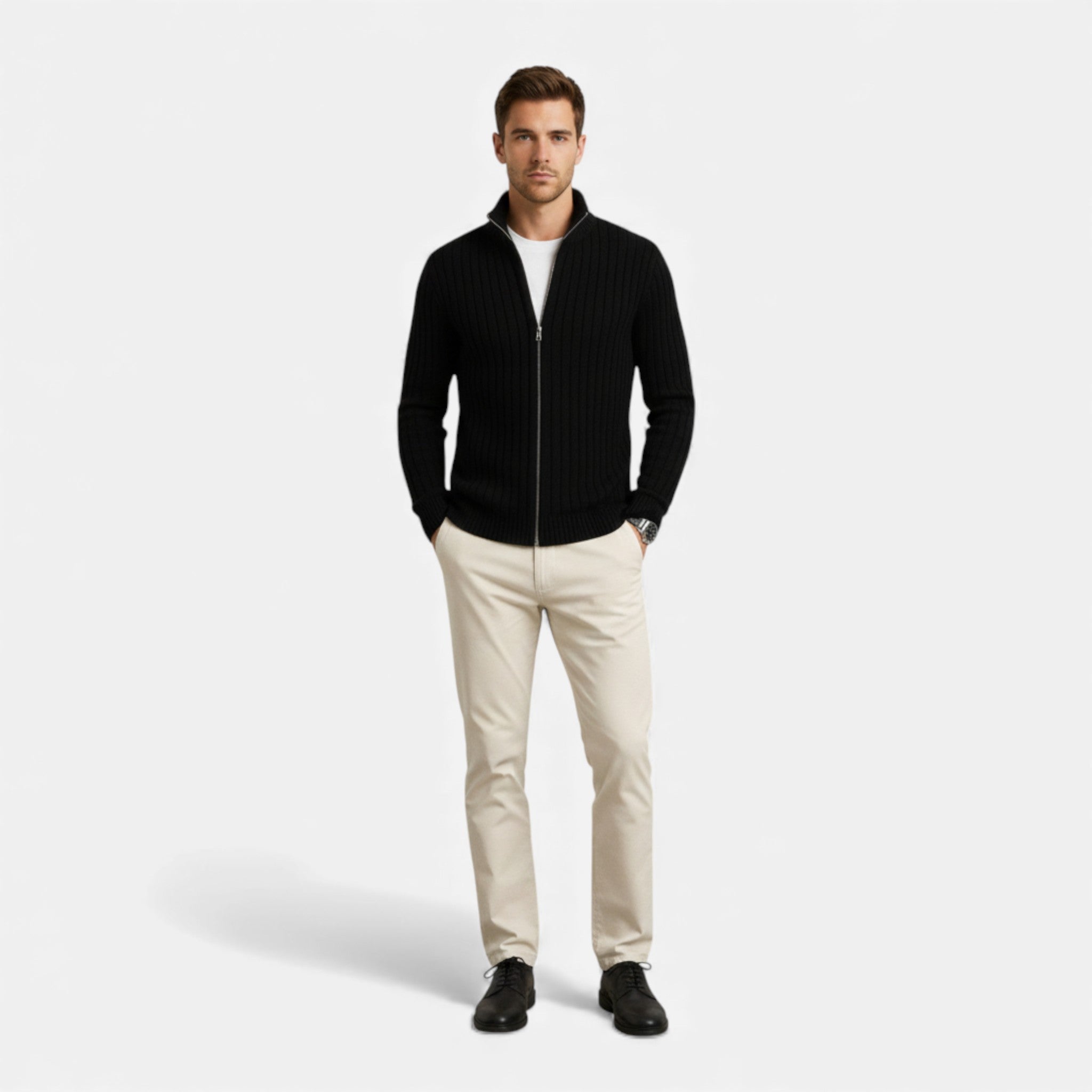 Monvéline | Men’s Knit Cardigan – Heritage Casual Comfort