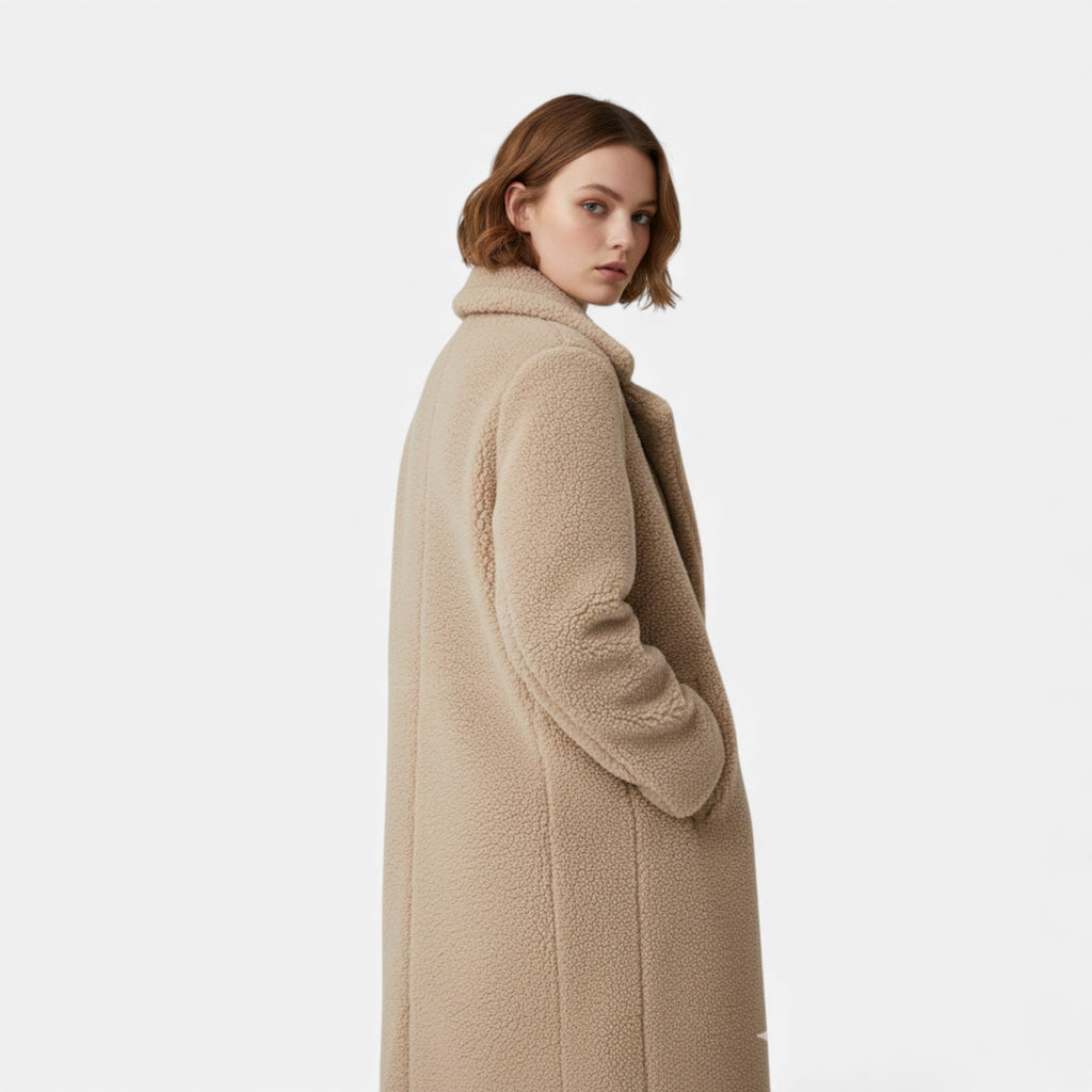 Monvéline | Women’s Long Teddy Coat
