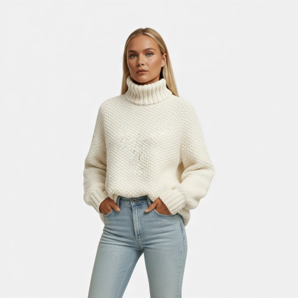 Monvéline | Women’s Knit Sweater – Timeless Elegance