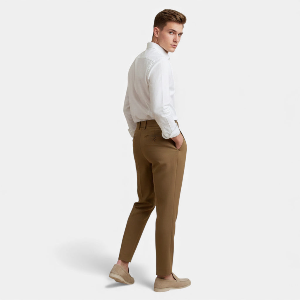 Monvéline | Men’s Heritage Pleated Suit Trousers