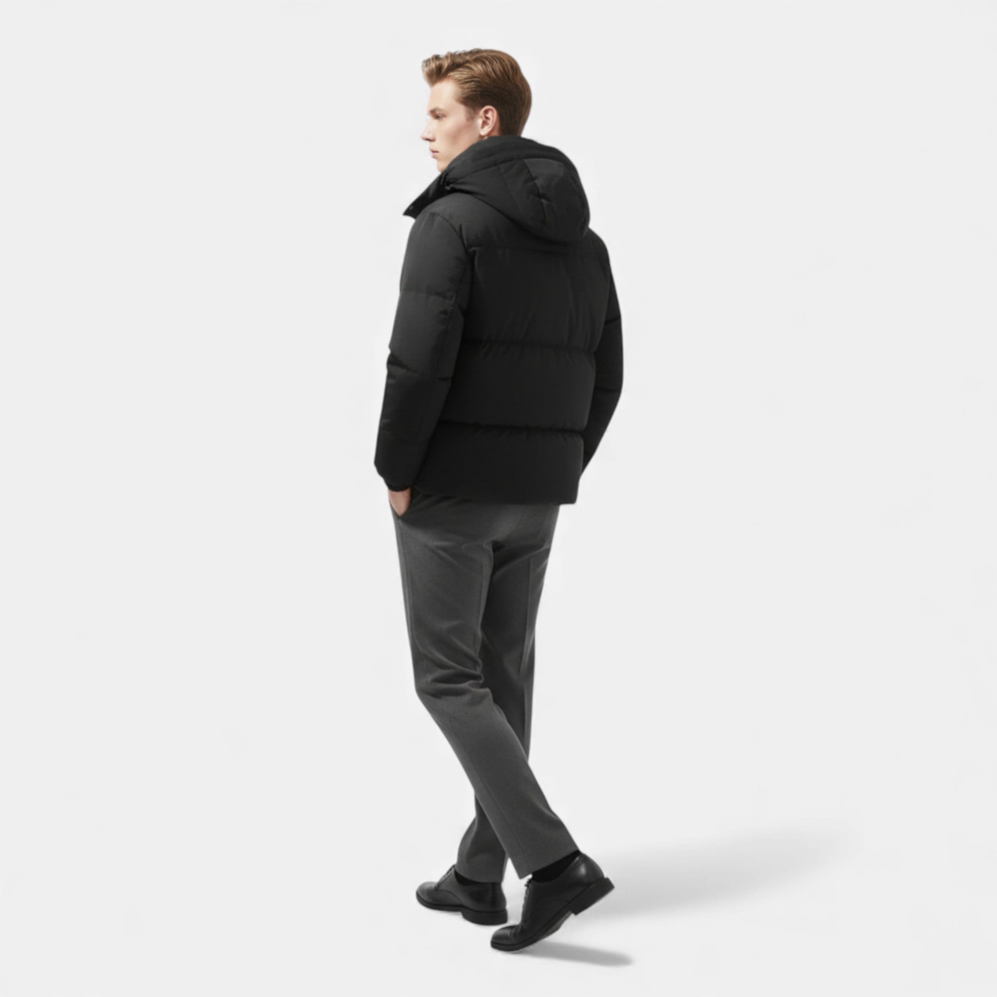 Monvéline | Men’s Puffer Jacket – Classic Cold-Weather Refinement