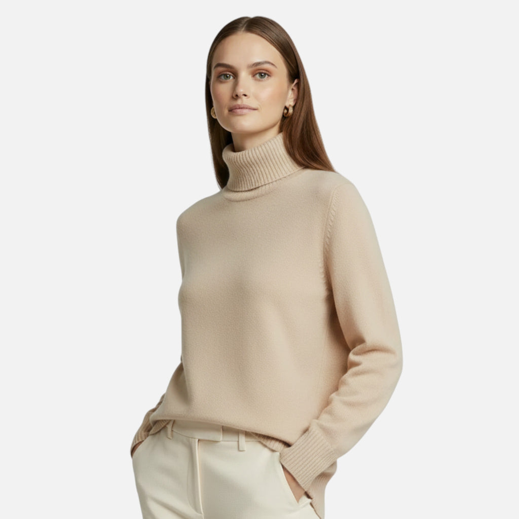 Monvéline | Women’s Cashmere Turtleneck Sweater