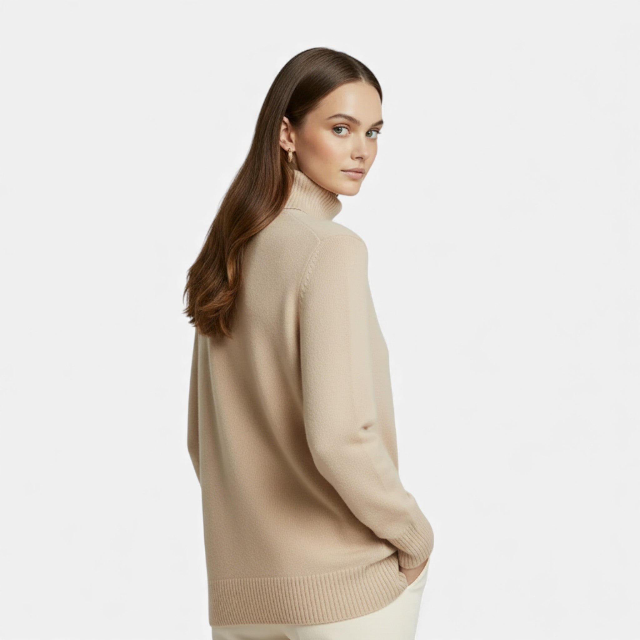 Monvéline | Women’s Cashmere Turtleneck Sweater
