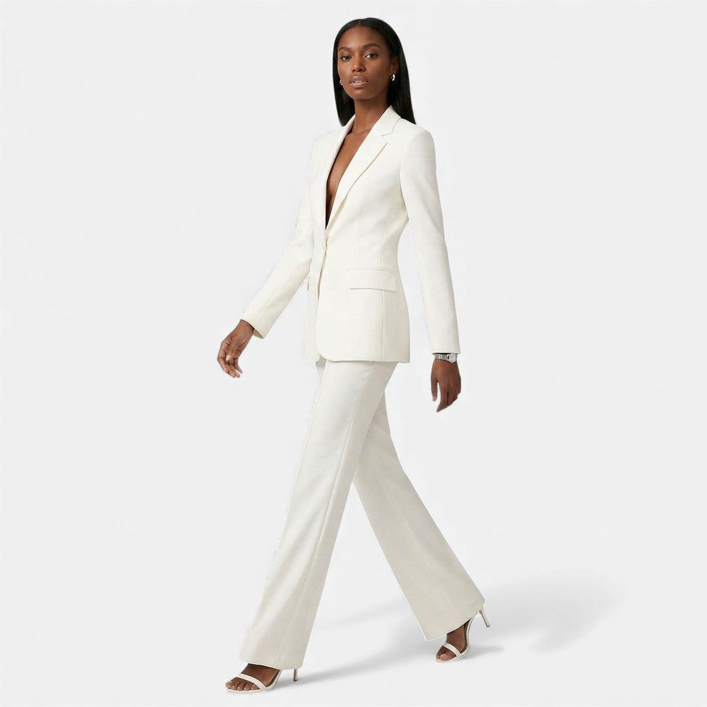 Monvéline | Women’s Suit Set – Tailored Longline Refinement