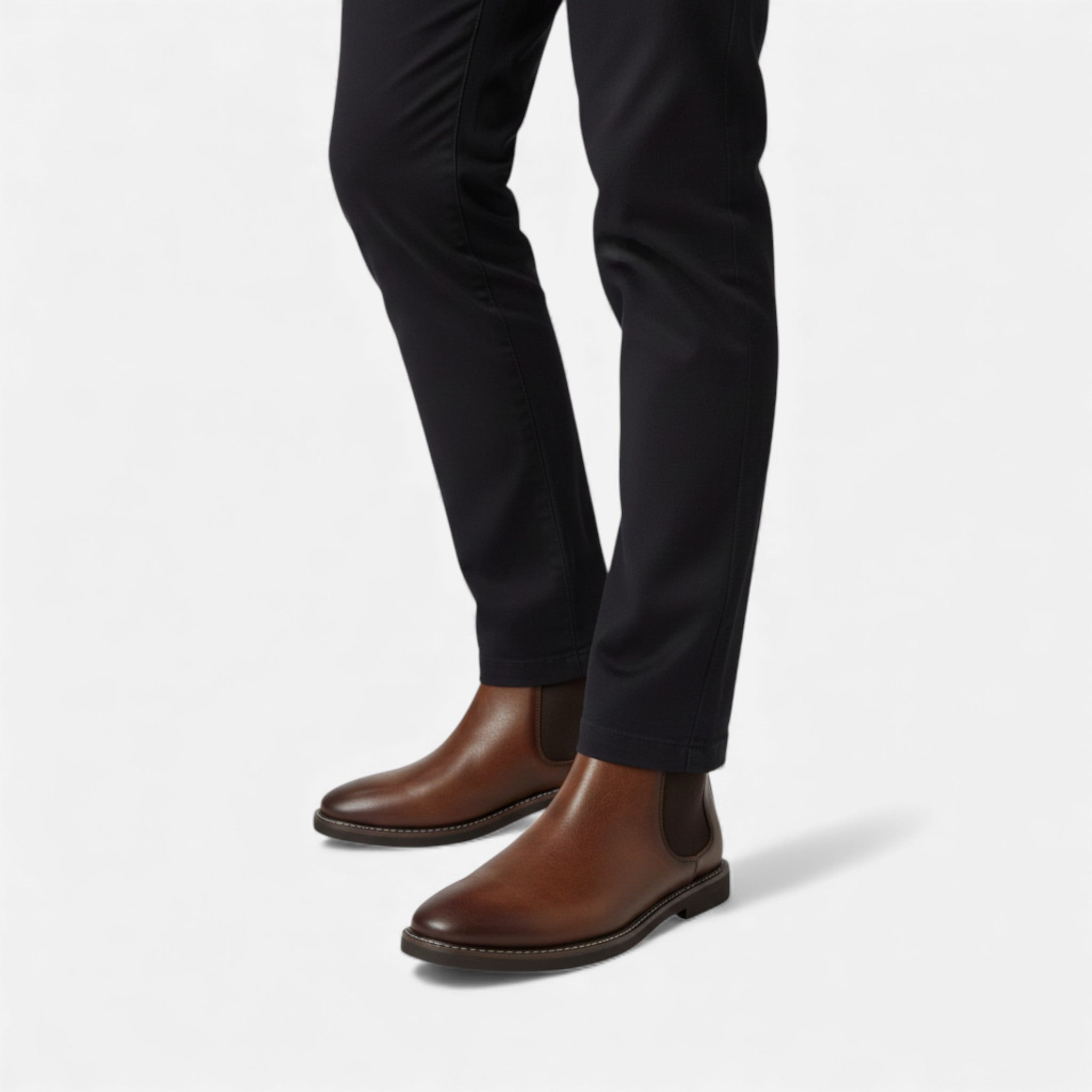 Monvéline | Men’s Leather Heritage Chelsea Boots