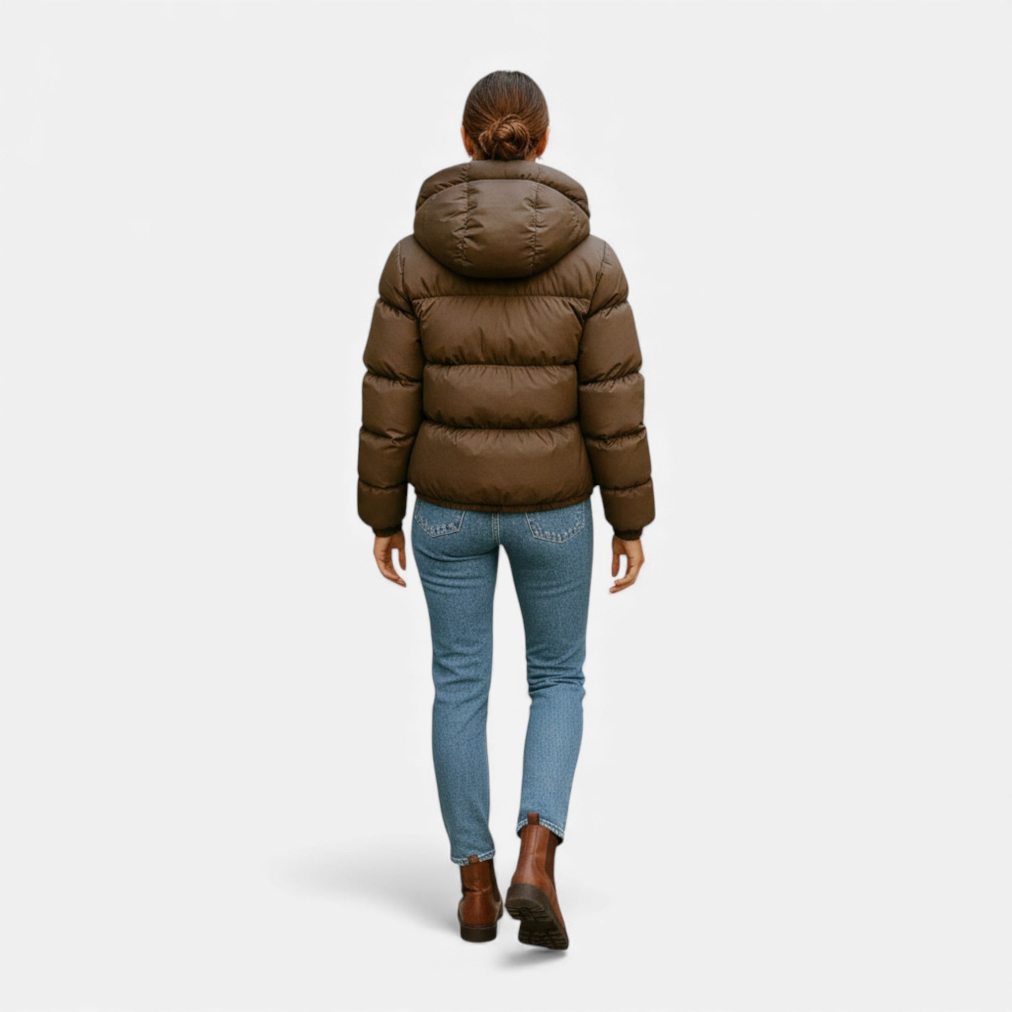 Monvéline | Women’s Hooded Short Jacket – Heritage Winter Comfort