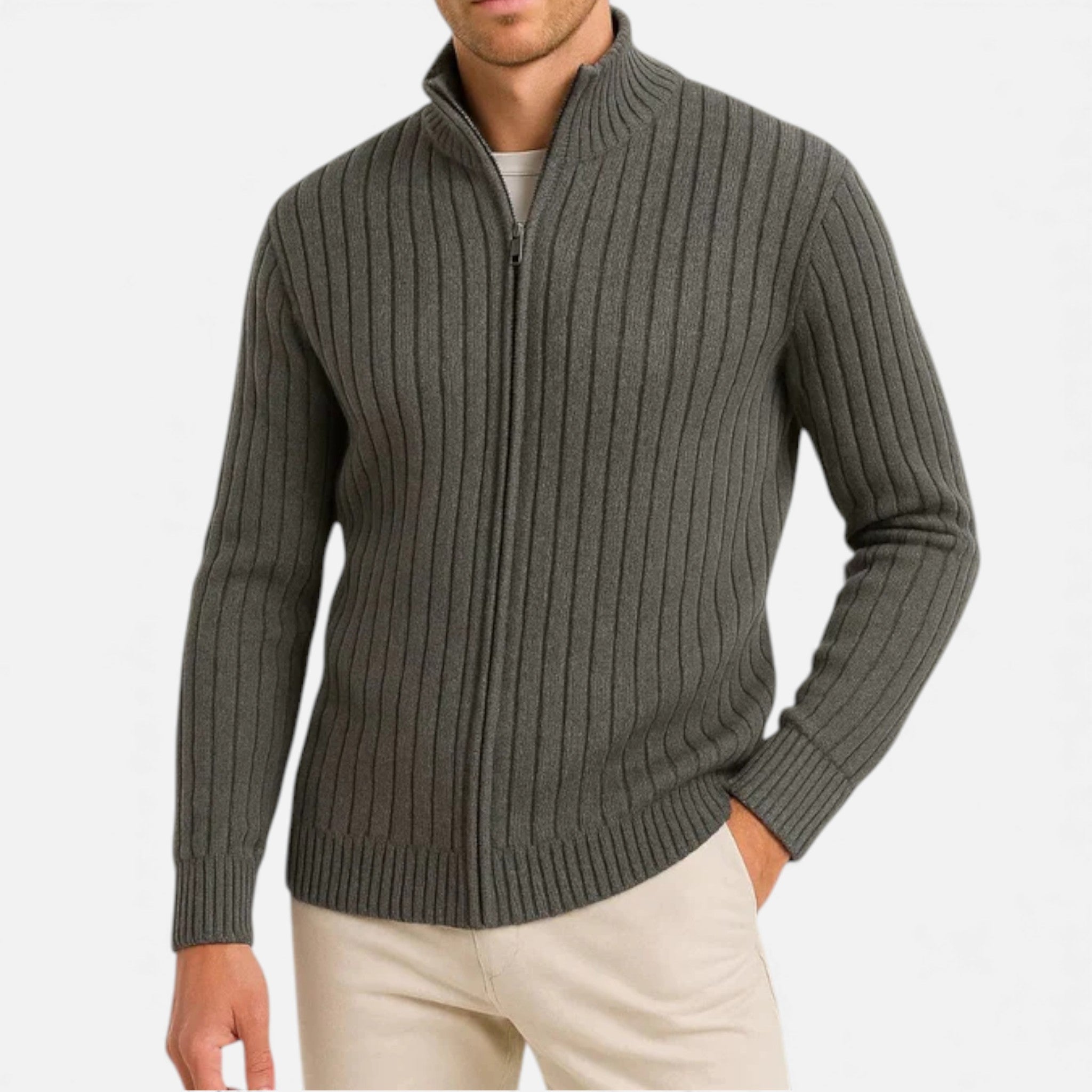 Monvéline | Men’s Knit Cardigan – Heritage Casual Comfort