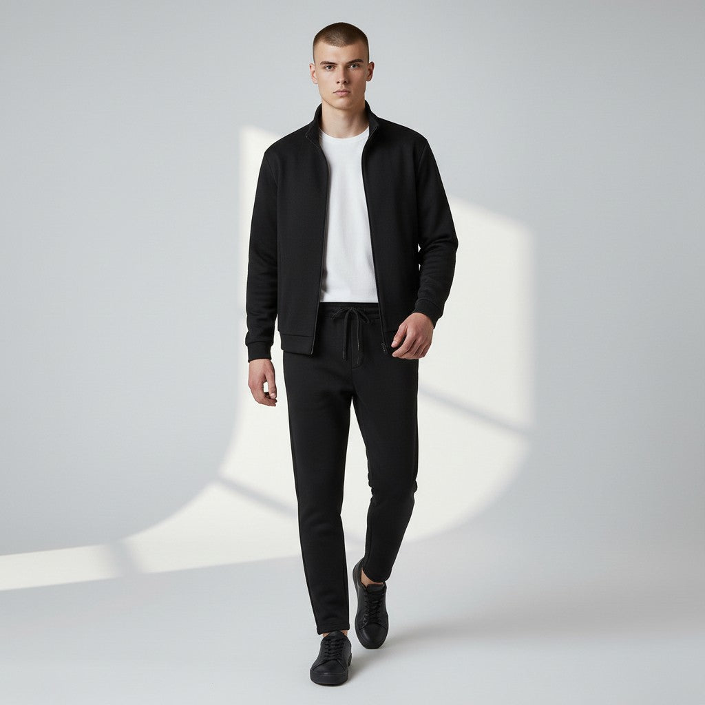 Monvéline | Men’s Heritage Tracksuit Set – Sculpted Comfort