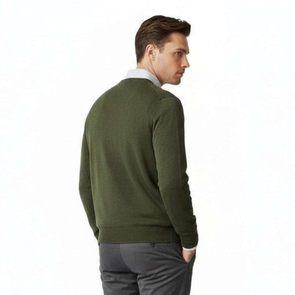 Monvéline | Men’s V-Neck Cashmere Sweater
