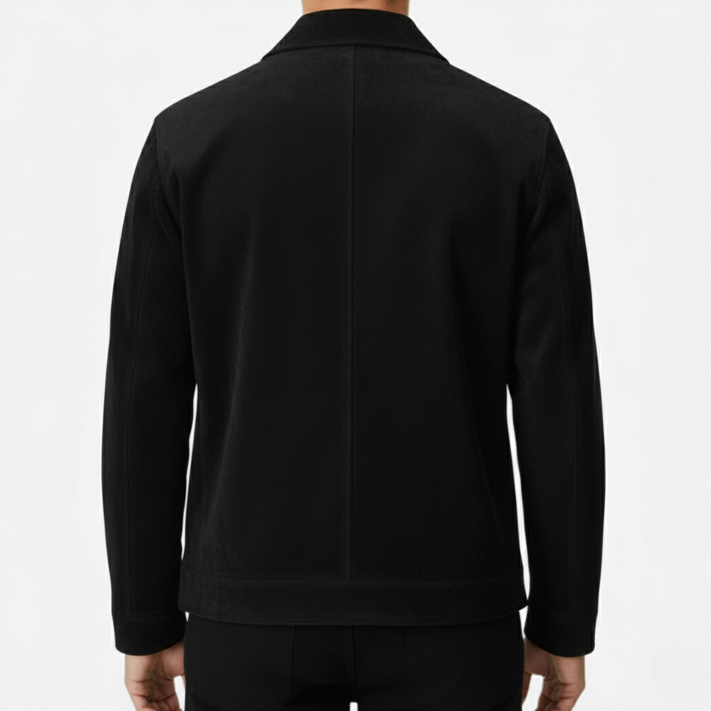 Monvéline | Men’s Suede Zip Jacket