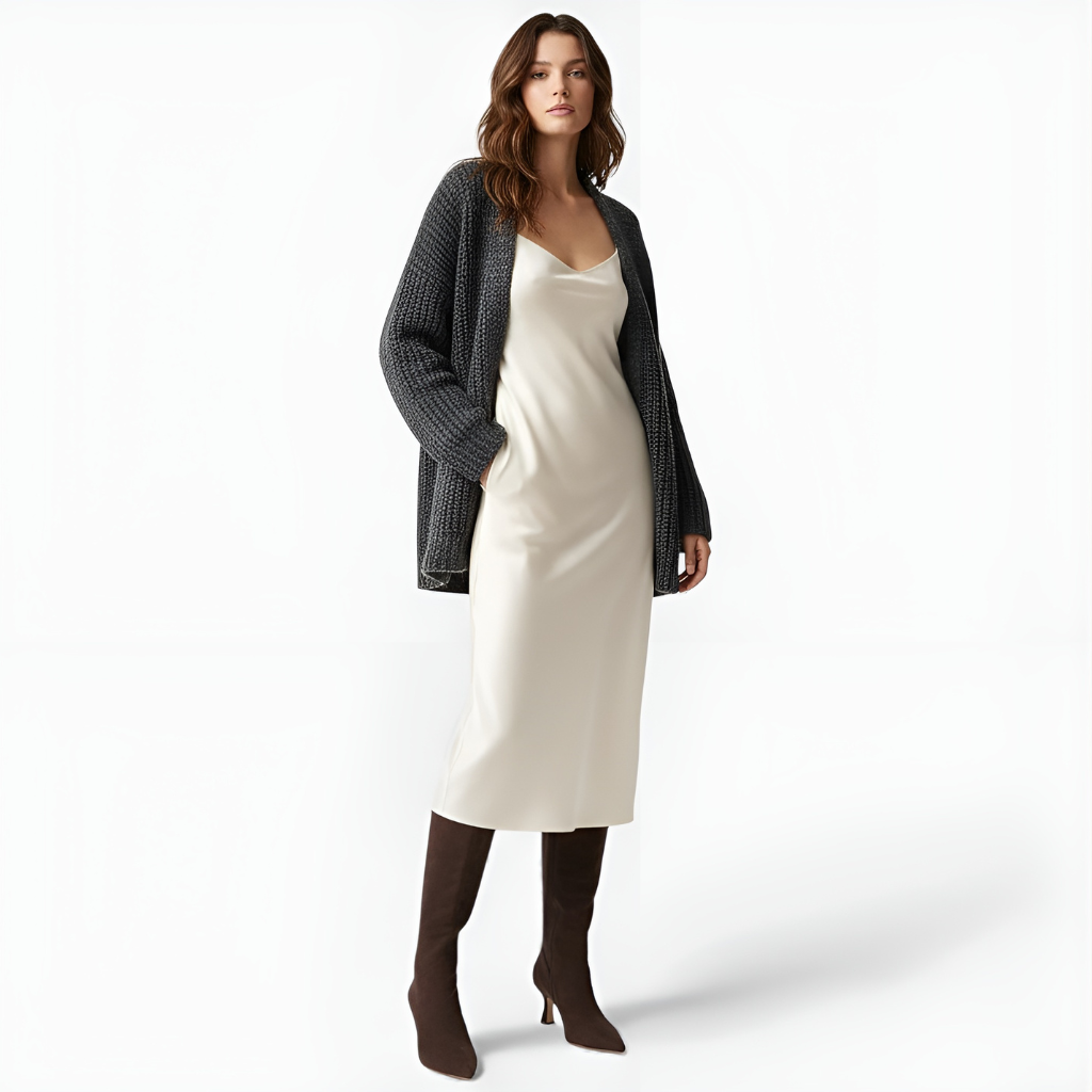 Monvéline | Women’s Suede Thigh-High Boots – Heritage Elegance