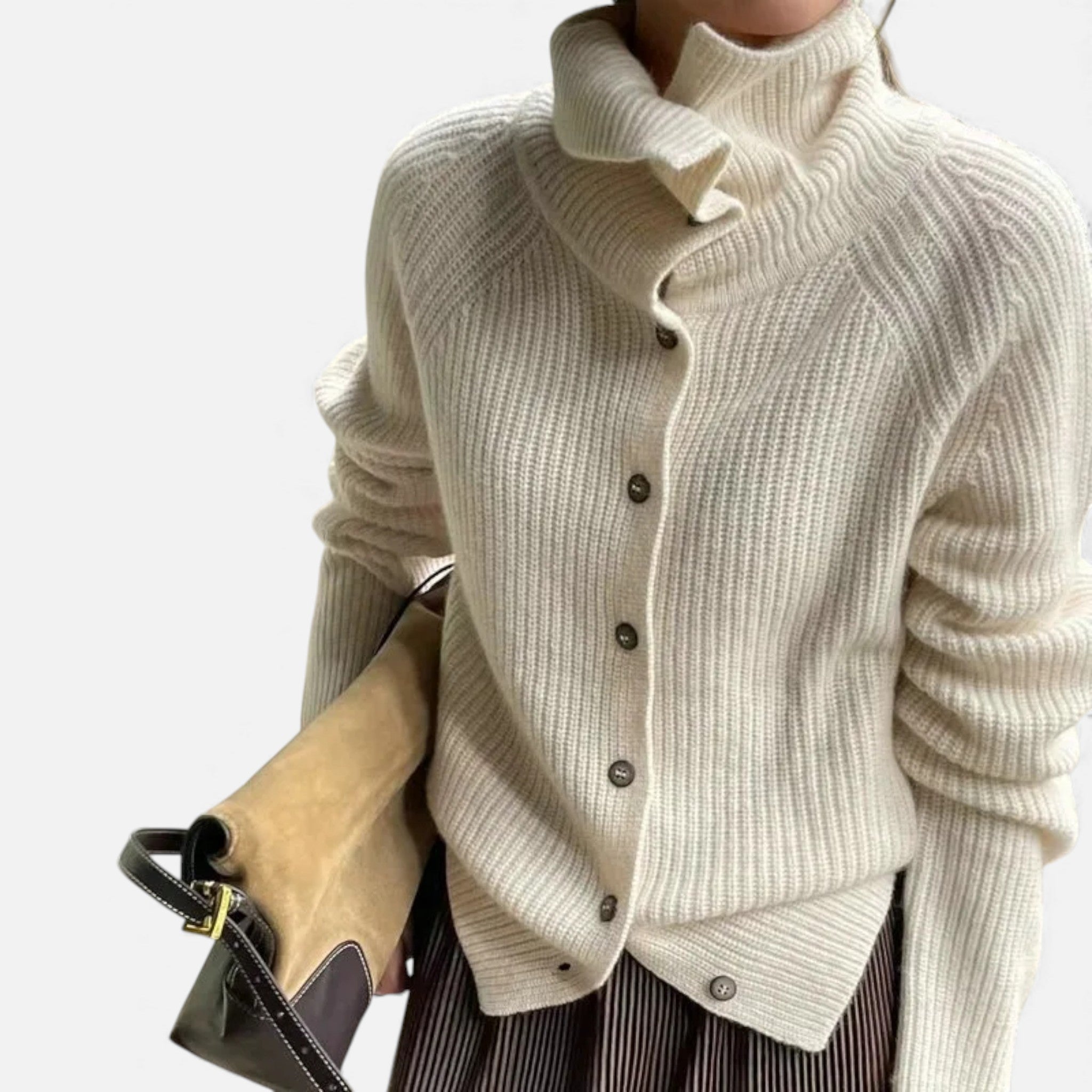 Monvéline | Women’s Knit Cardigan – Heritage Wool Warmth