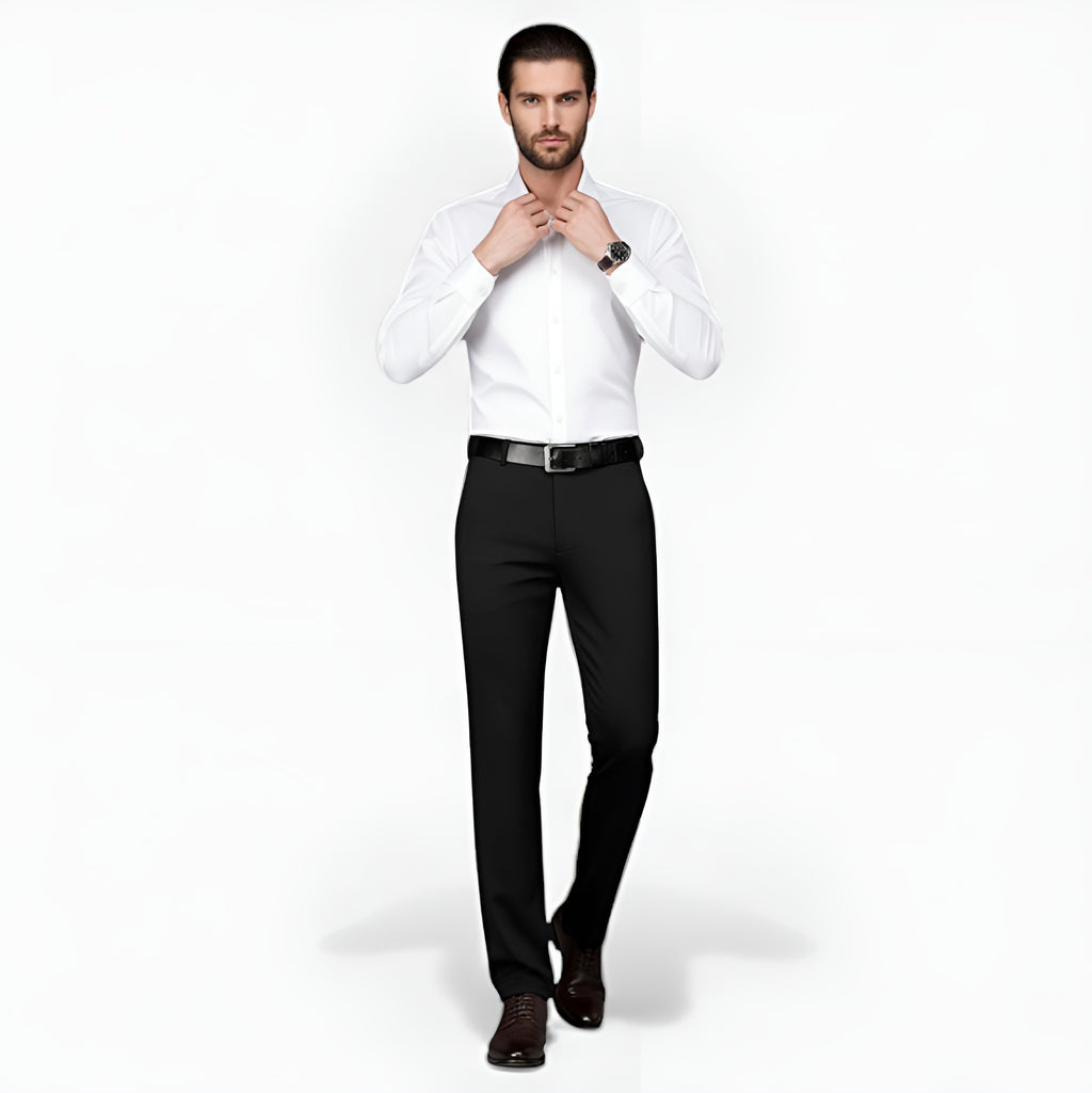 Monvéline | Men’s Verona Pleated Dress Trousers