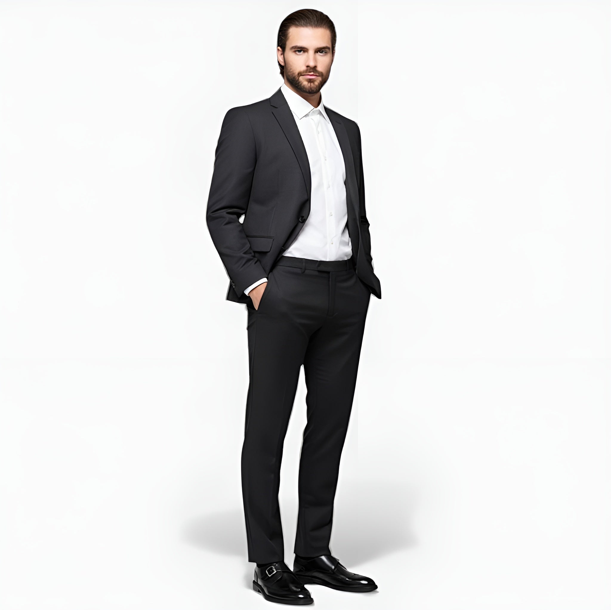 Monvéline | Men’s Monk Strap Brogue Oxfords