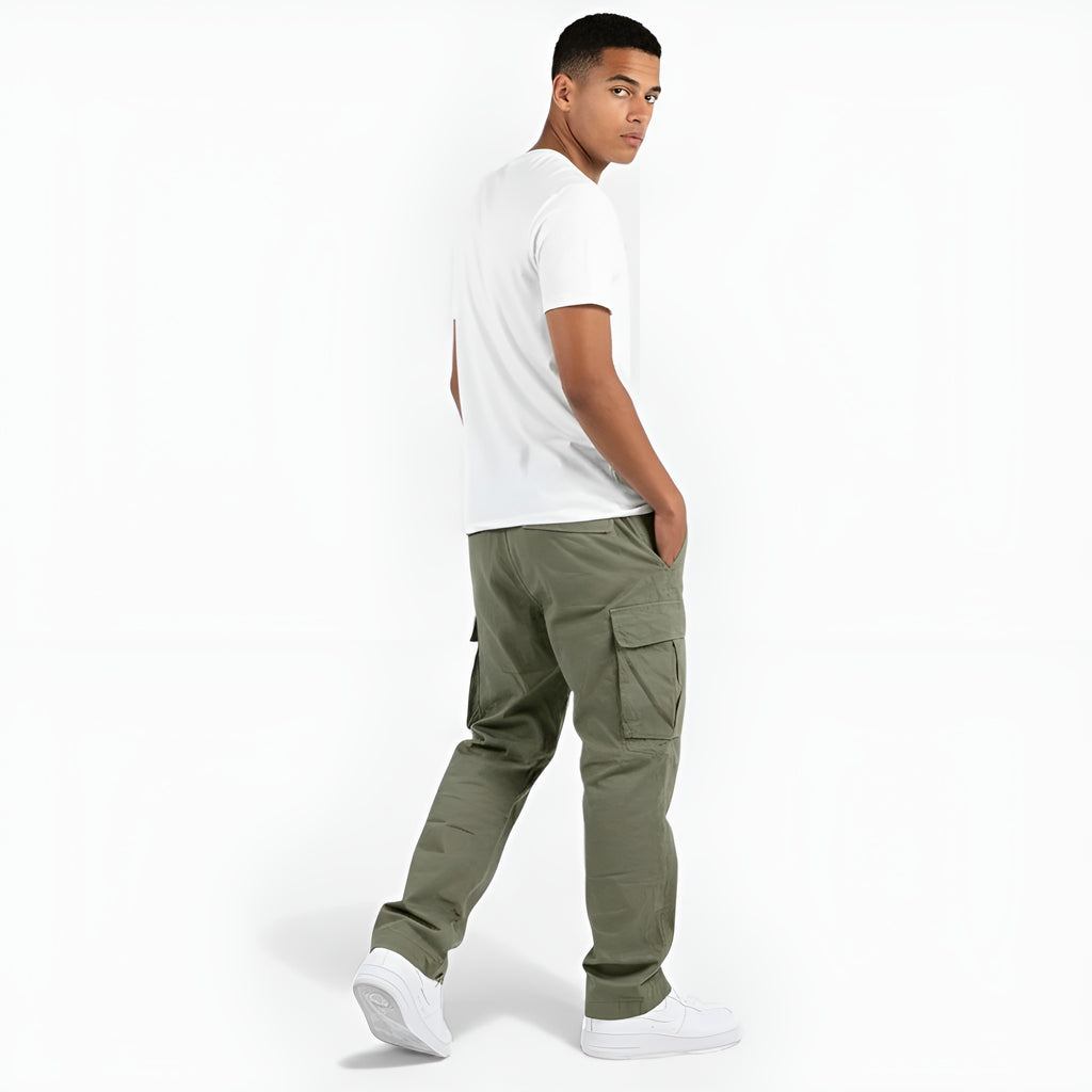 Monvéline | Men’s Cargo Trousers – Heritage Utility Elegance