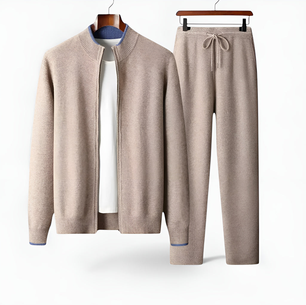 Monvéline | Men’s Wool Lounge Set – Elegant Ease