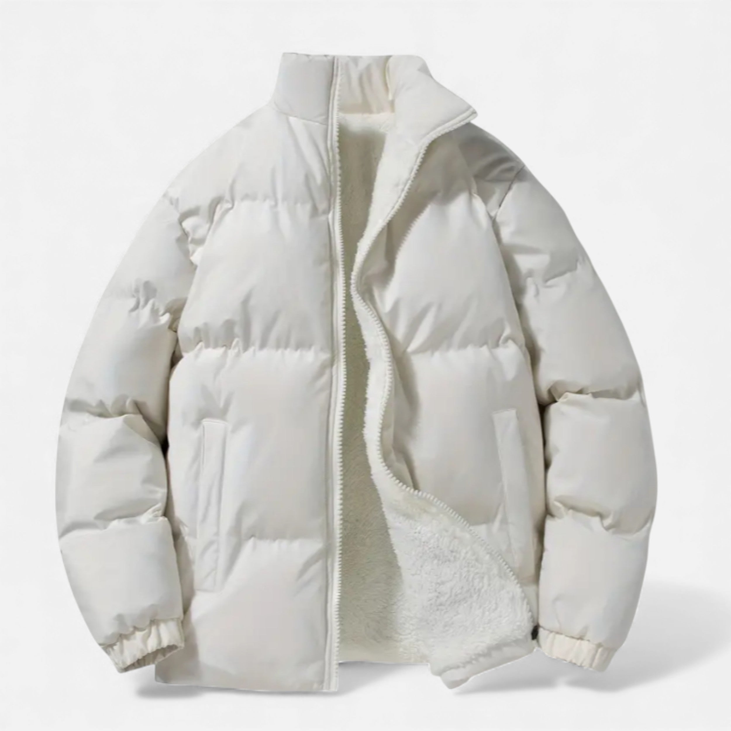 Monvéline | Men’s Sleek Grey Zip Jacket