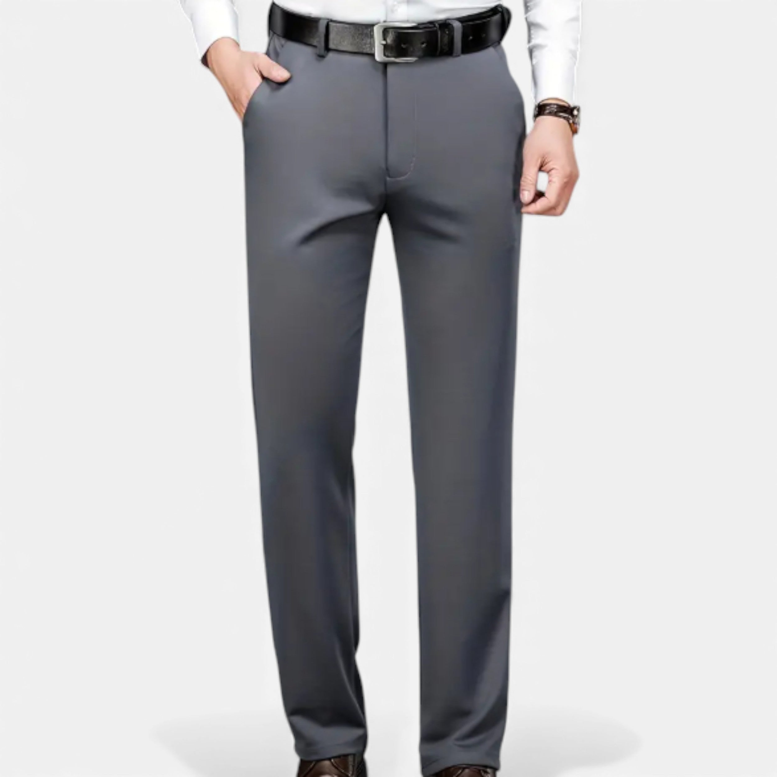 Monvéline | Men’s Verona Pleated Dress Trousers