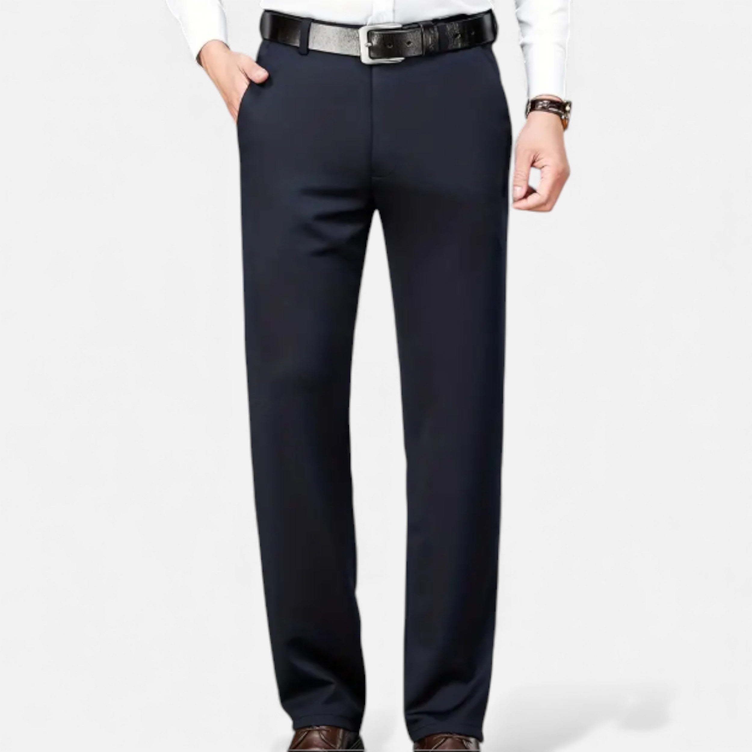 Monvéline | Men’s Verona Pleated Dress Trousers