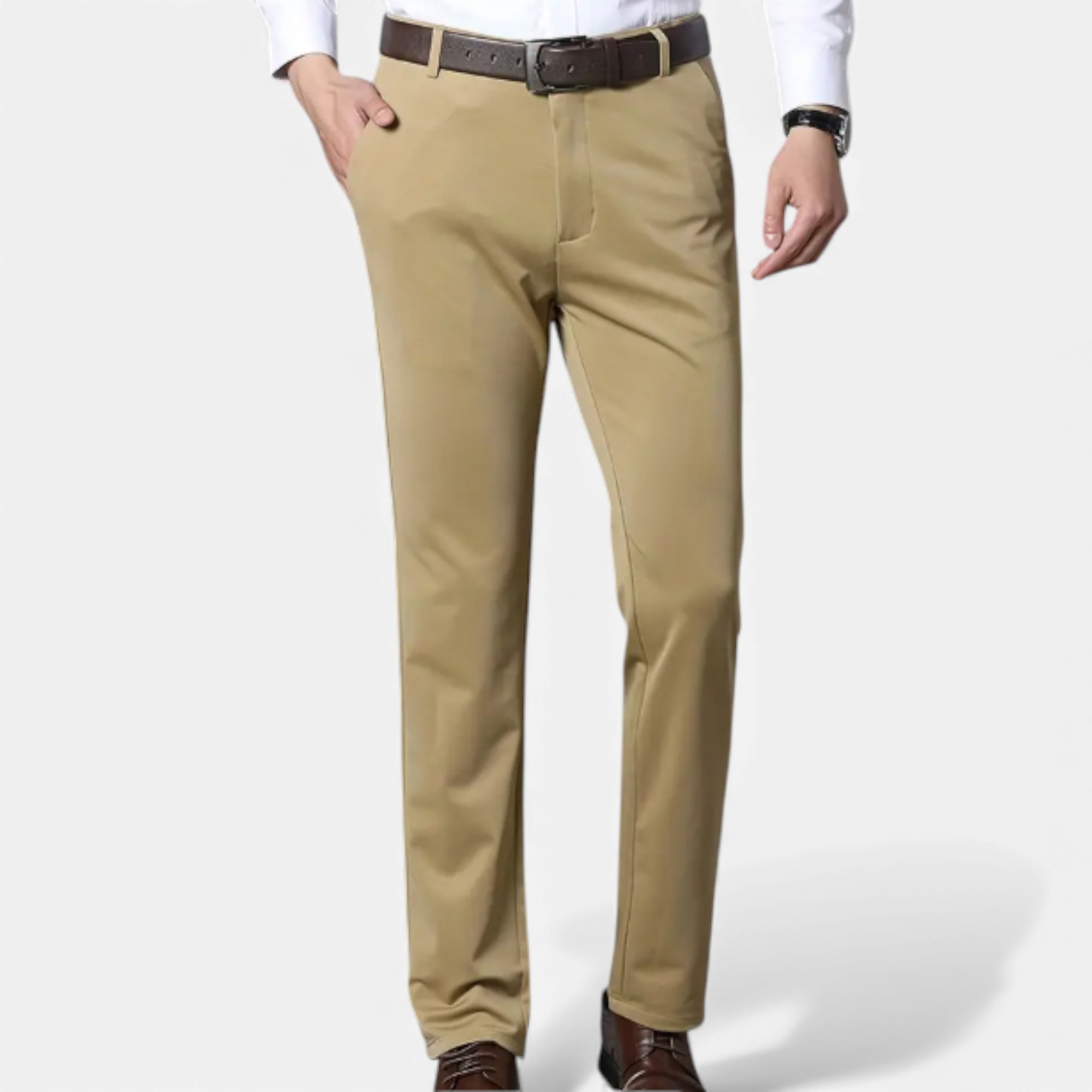 Monvéline | Men’s Verona Pleated Dress Trousers