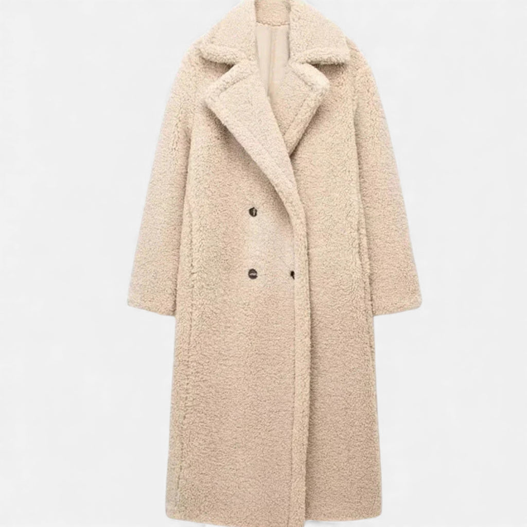 Monvéline | Women’s Long Teddy Coat