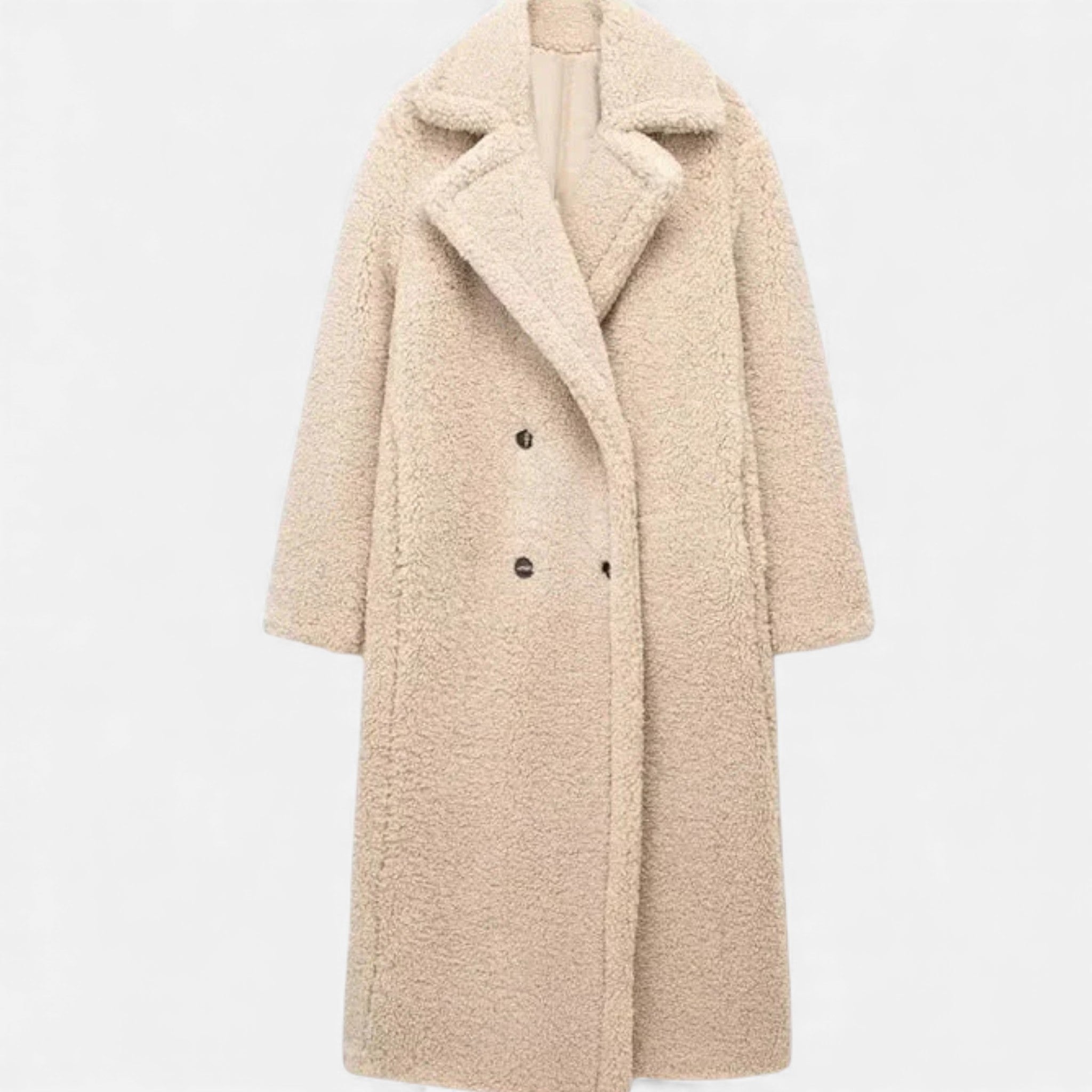 Monvéline | Women’s Long Teddy Coat