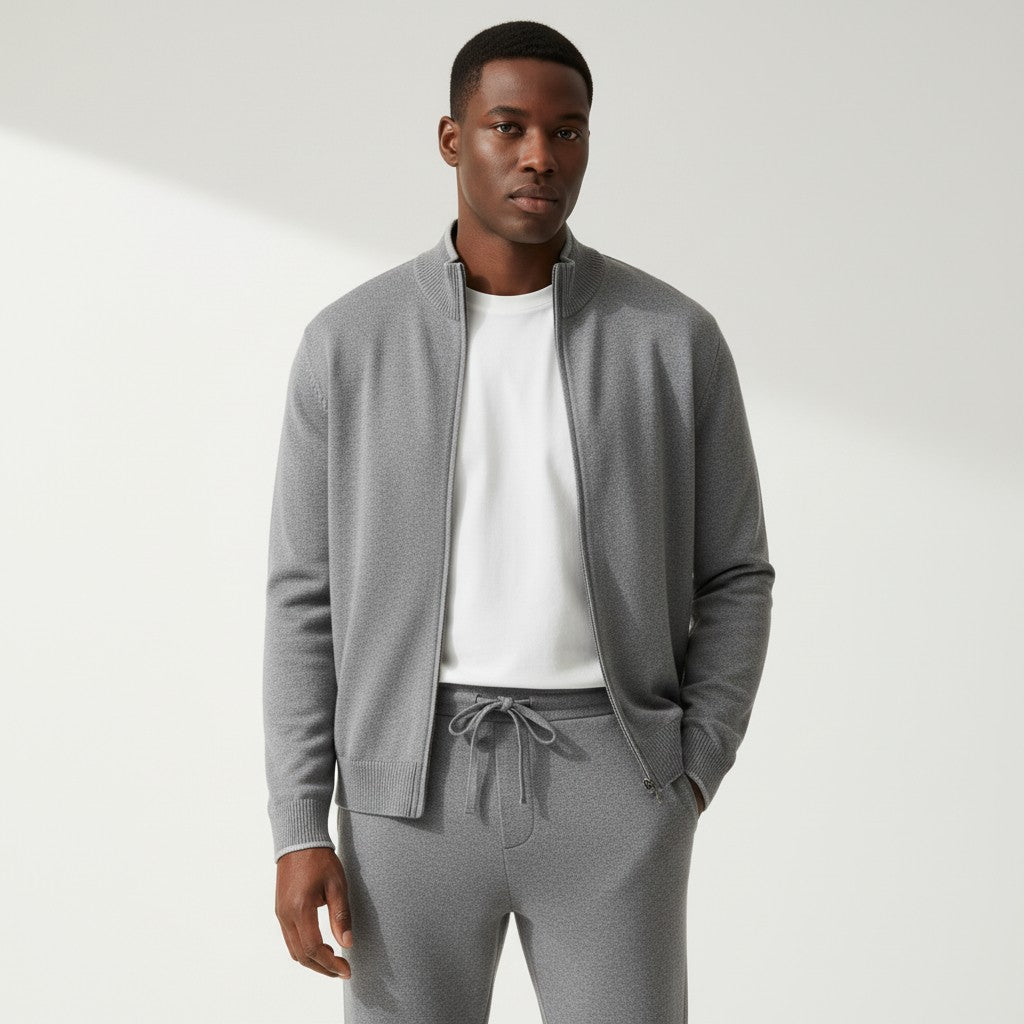 Monvéline | Men’s Wool Lounge Set – Elegant Ease