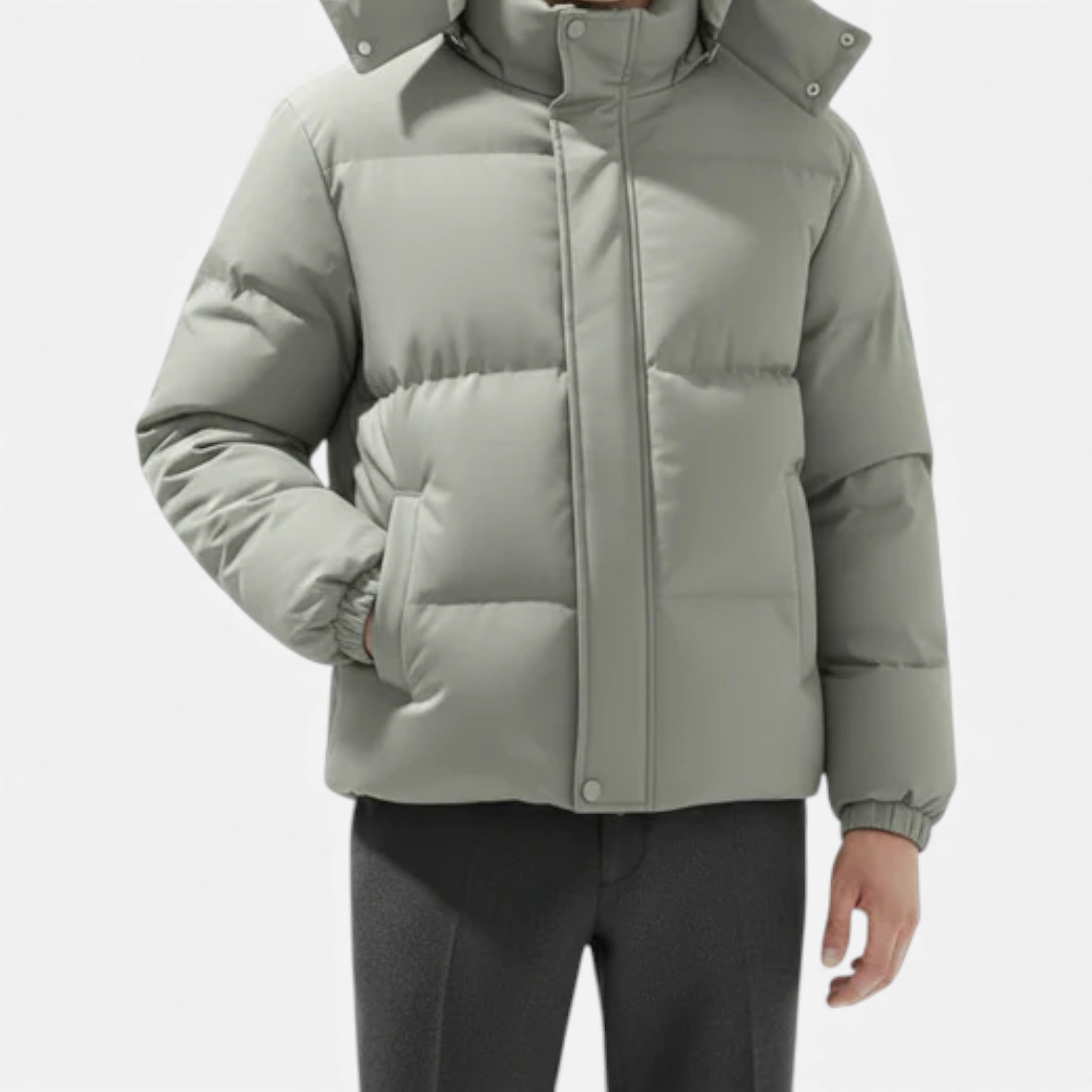 Monvéline | Men’s Puffer Jacket – Classic Cold-Weather Refinement