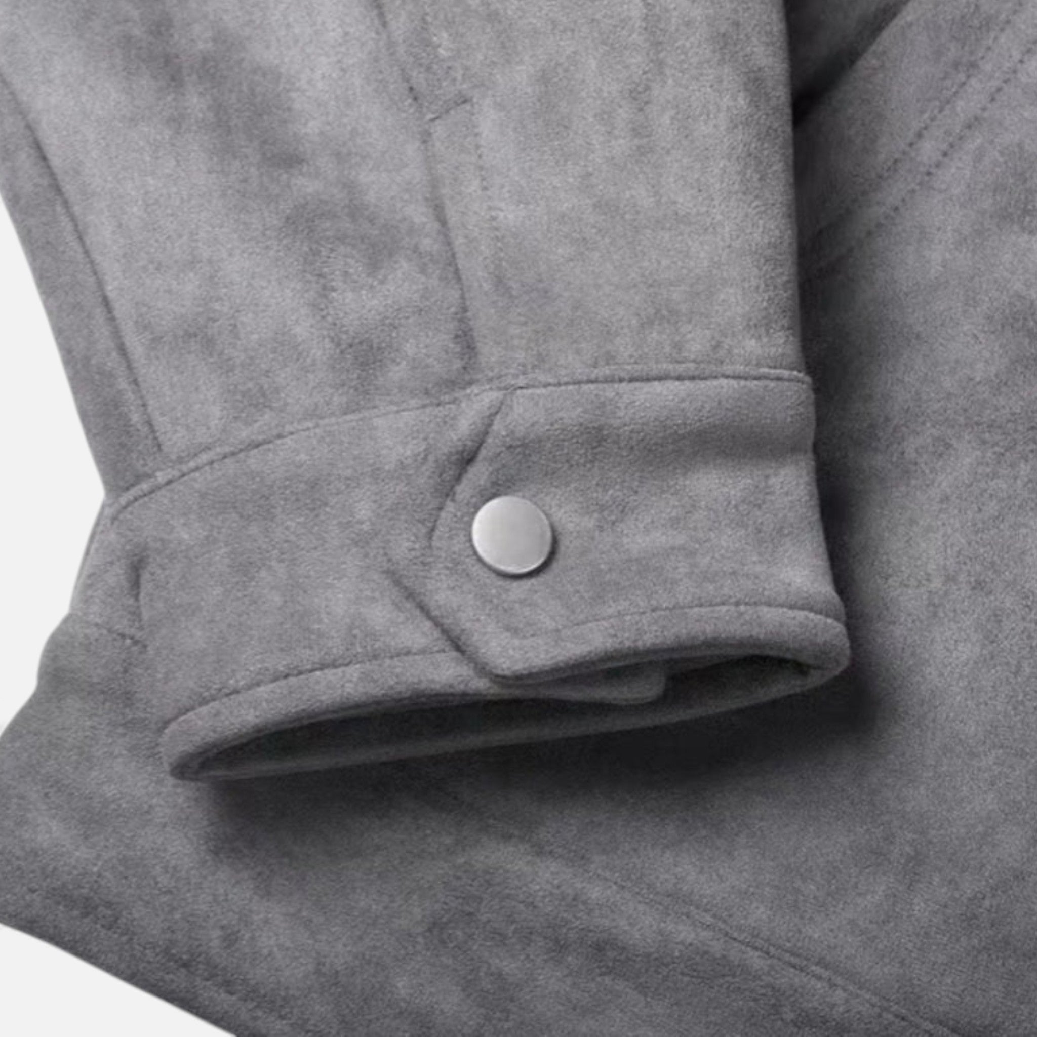 Monvéline | Men’s Suede Zip Jacket