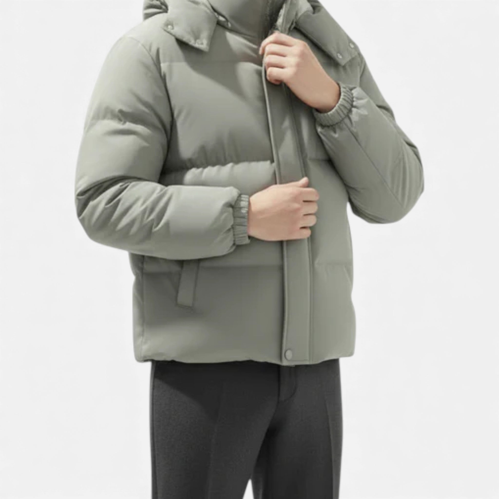 Monvéline | Men’s Puffer Jacket – Classic Cold-Weather Refinement
