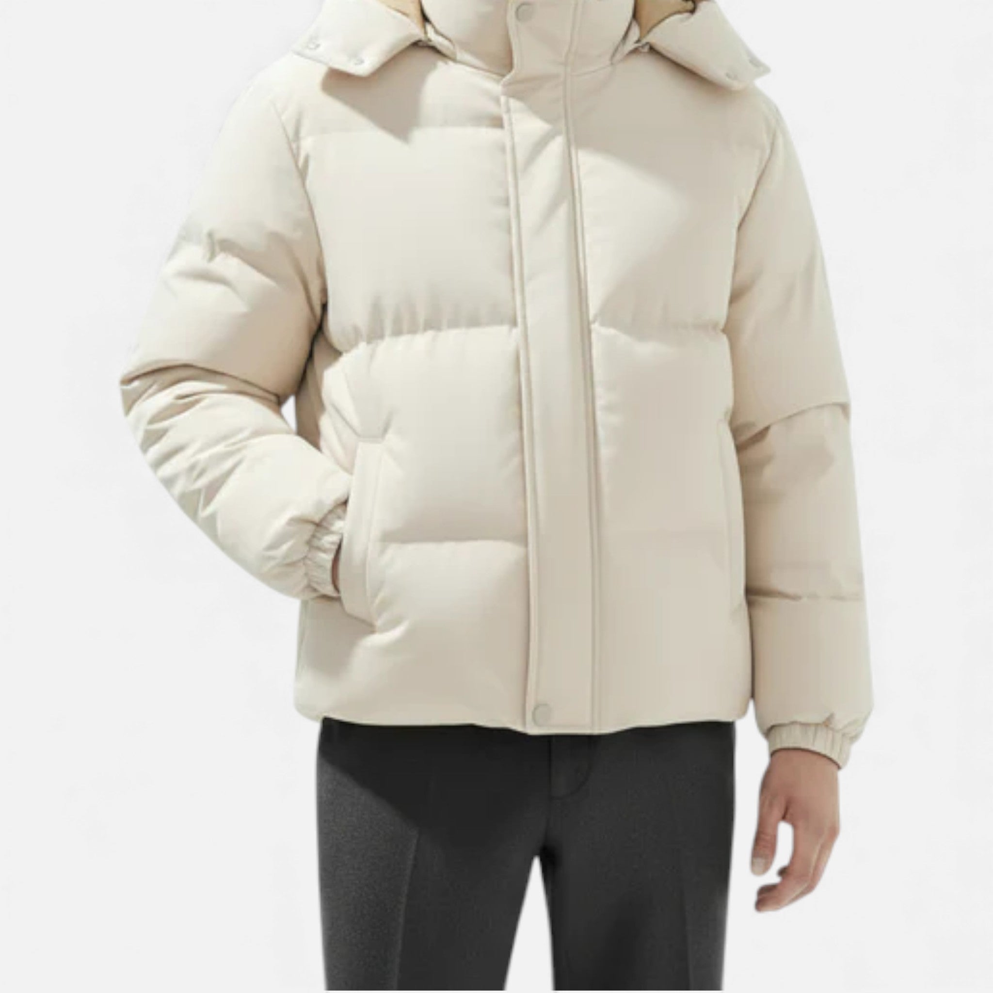 Monvéline | Men’s Puffer Jacket – Classic Cold-Weather Refinement