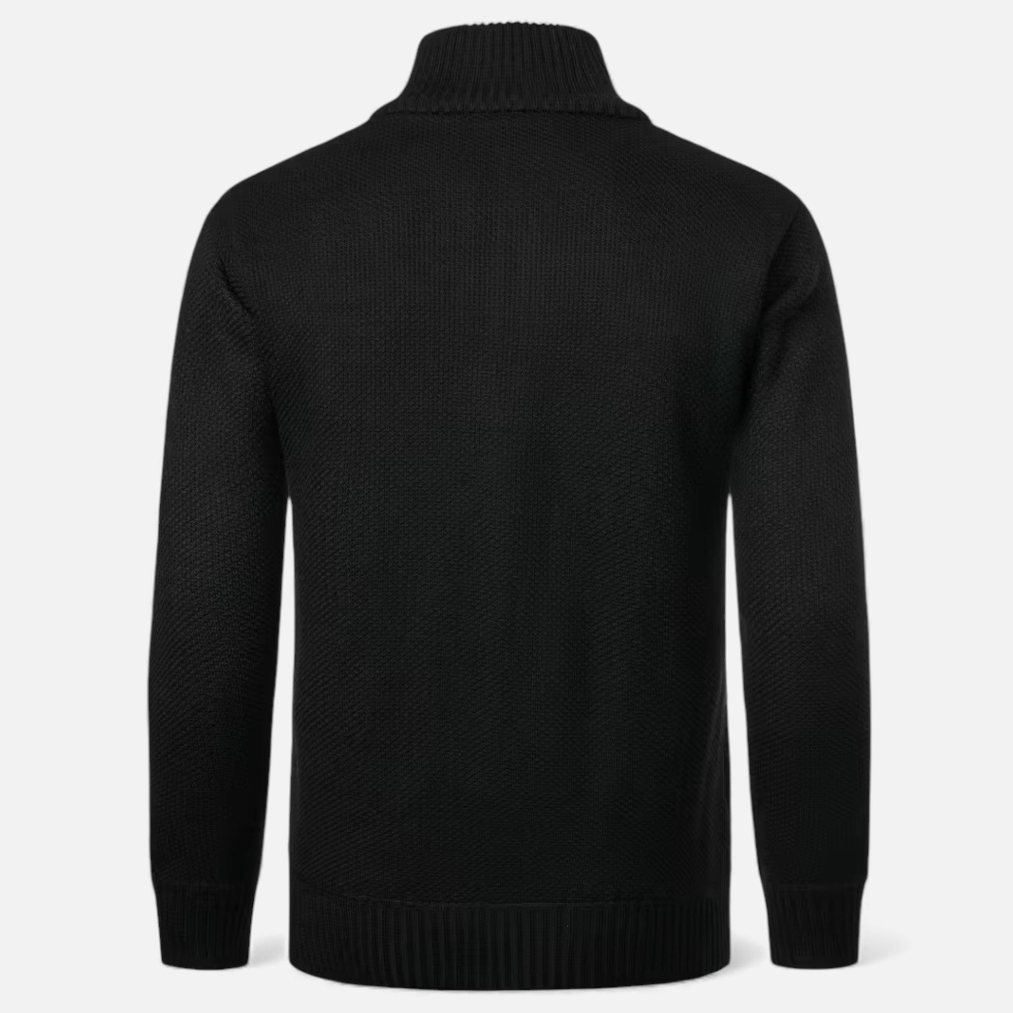 Monvéline | Men’s Casual Cardigan – Stand-Collar Knit Comfort