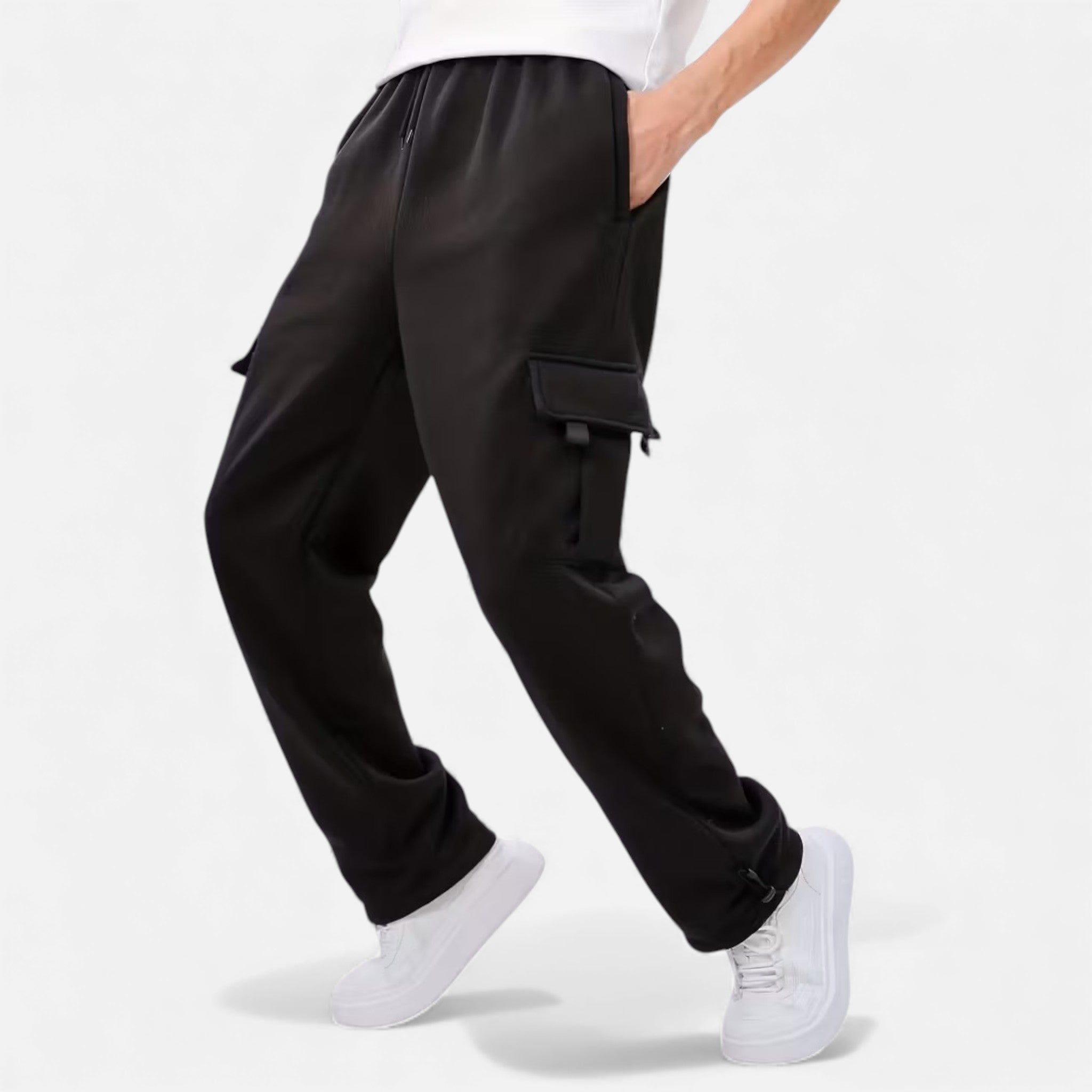 Monvéline | Men’s Casual Cargo Pants – Modern Comfort with Utility Pockets
