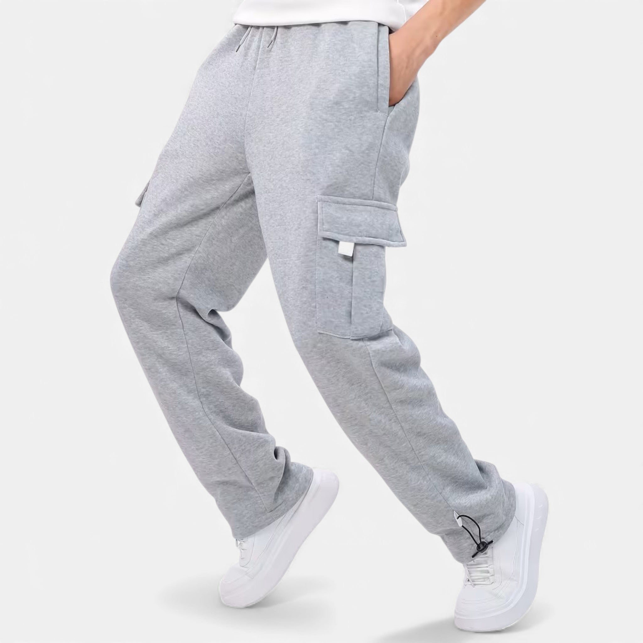 Monvéline | Men’s Casual Cargo Pants – Modern Comfort with Utility Pockets