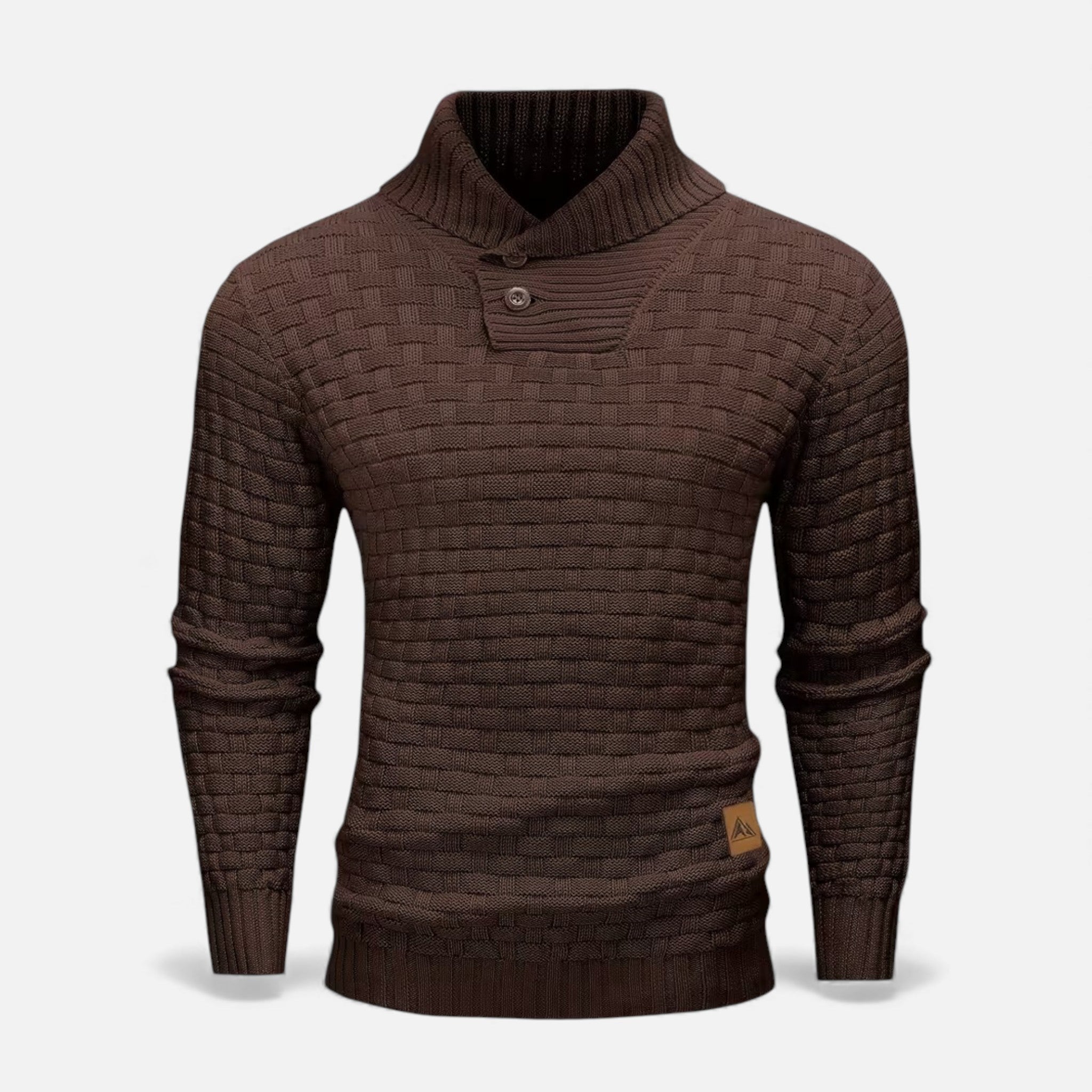 Monvéline | Men’s Waffle Knit Sweater – Classic Winter Ease