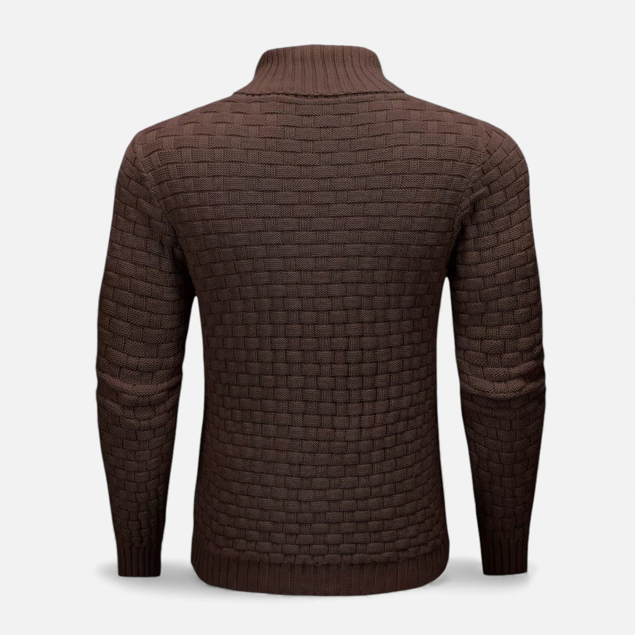 Monvéline | Men’s Waffle Knit Sweater – Classic Winter Ease